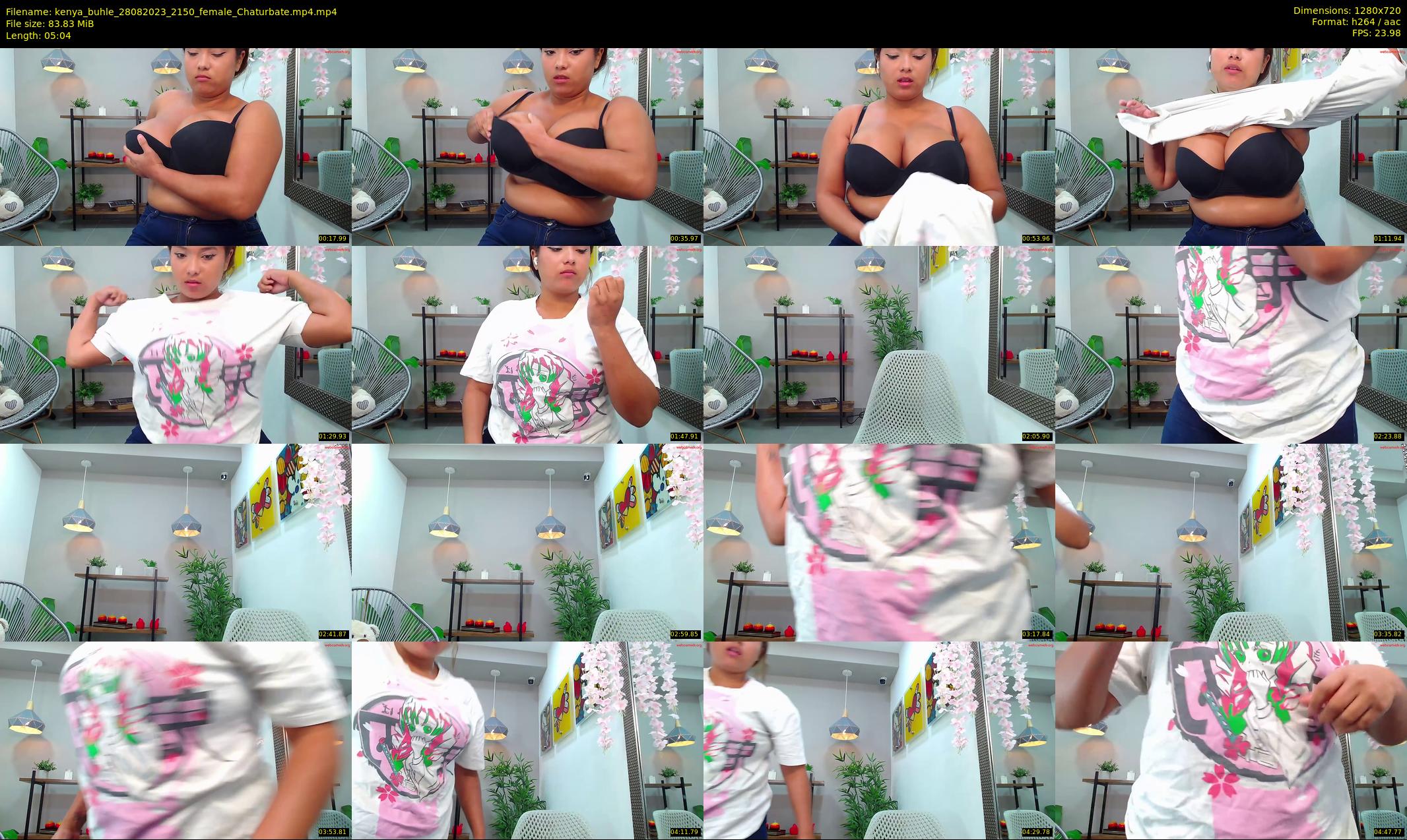 kenya_buhle — 6 minute Chaturbate female cam show recording, 720p, Aug 28, 2023