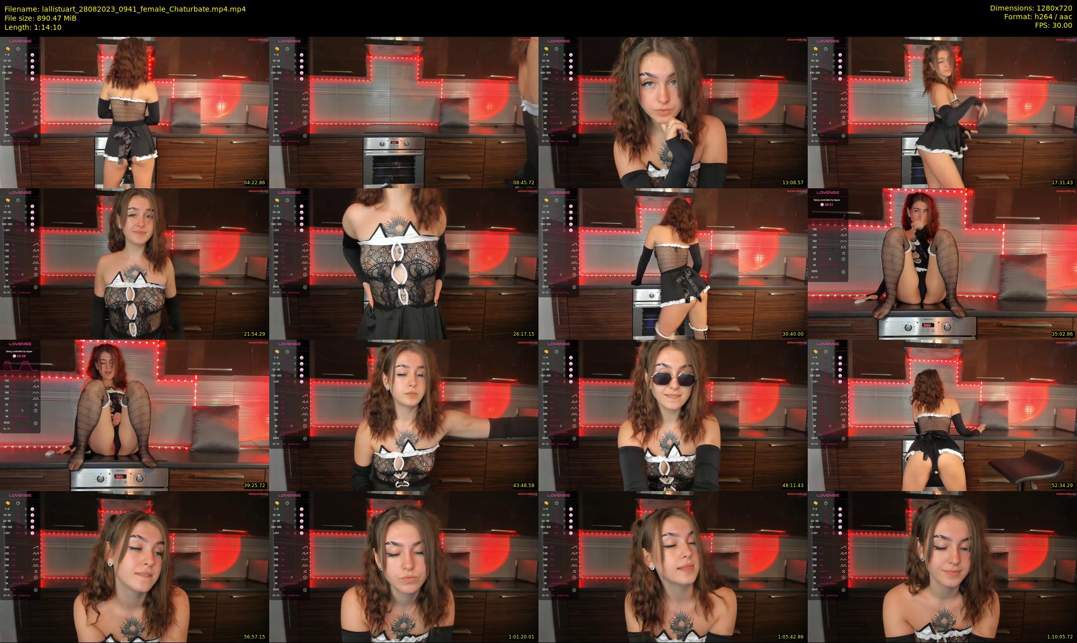 lallistuart — 75 minute Chaturbate female cam show recording, 720p, Aug 28, 2023