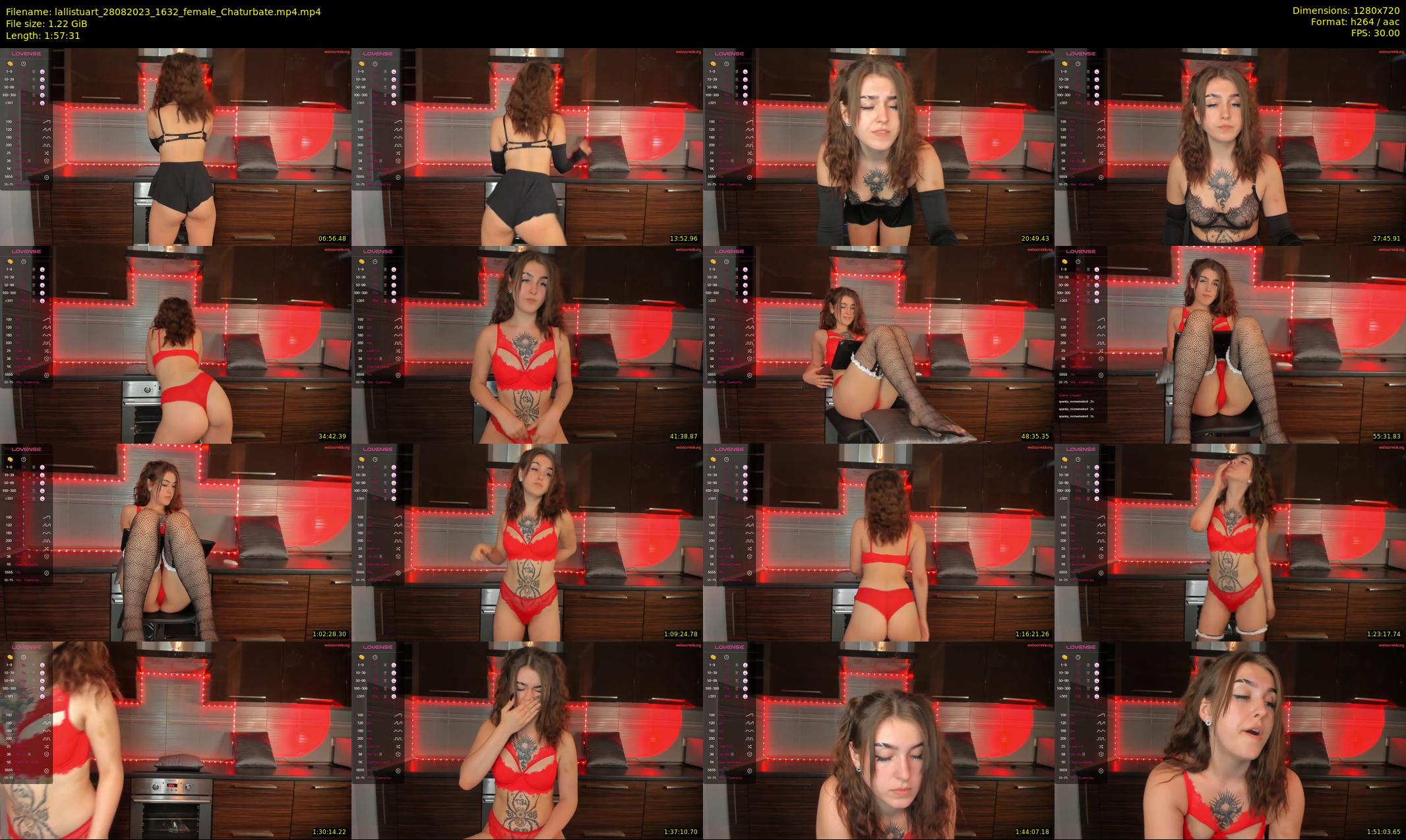 lallistuart — 118 minute Chaturbate female cam show recording, 720p, Aug 28, 2023
