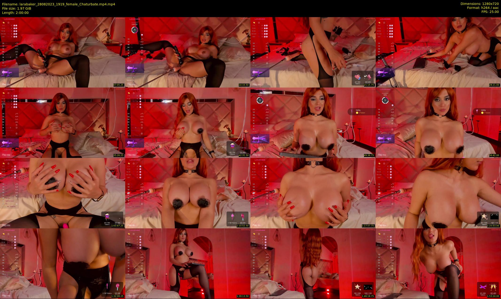 larabaker — 120 minute Chaturbate female cam show recording, 720p, Aug 28, 2023