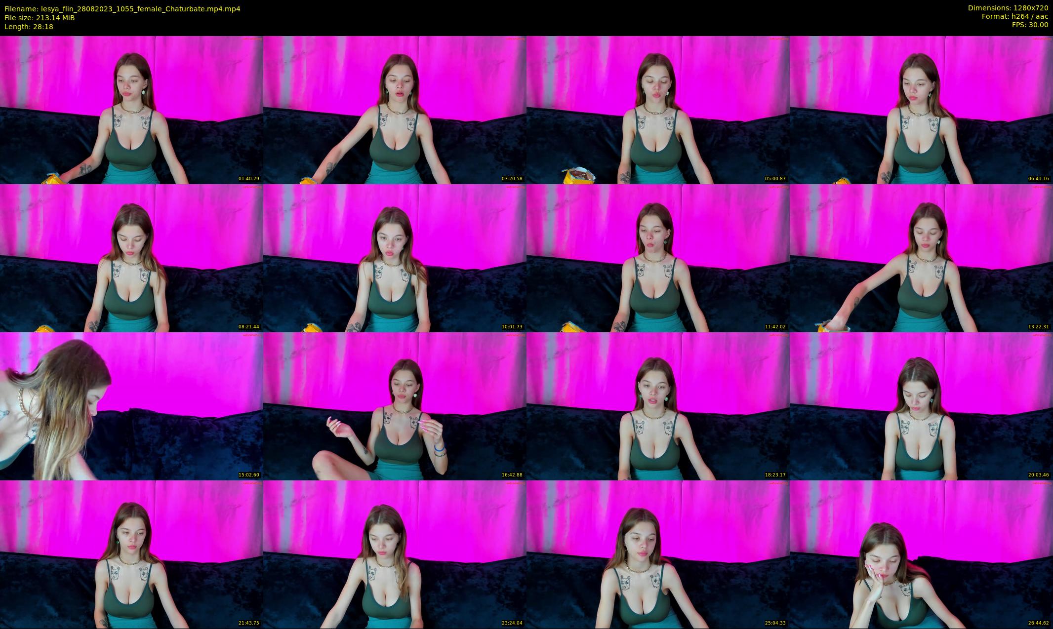 lesya_flin — 29 minute Chaturbate female cam show recording, 720p, Aug 28, 2023
