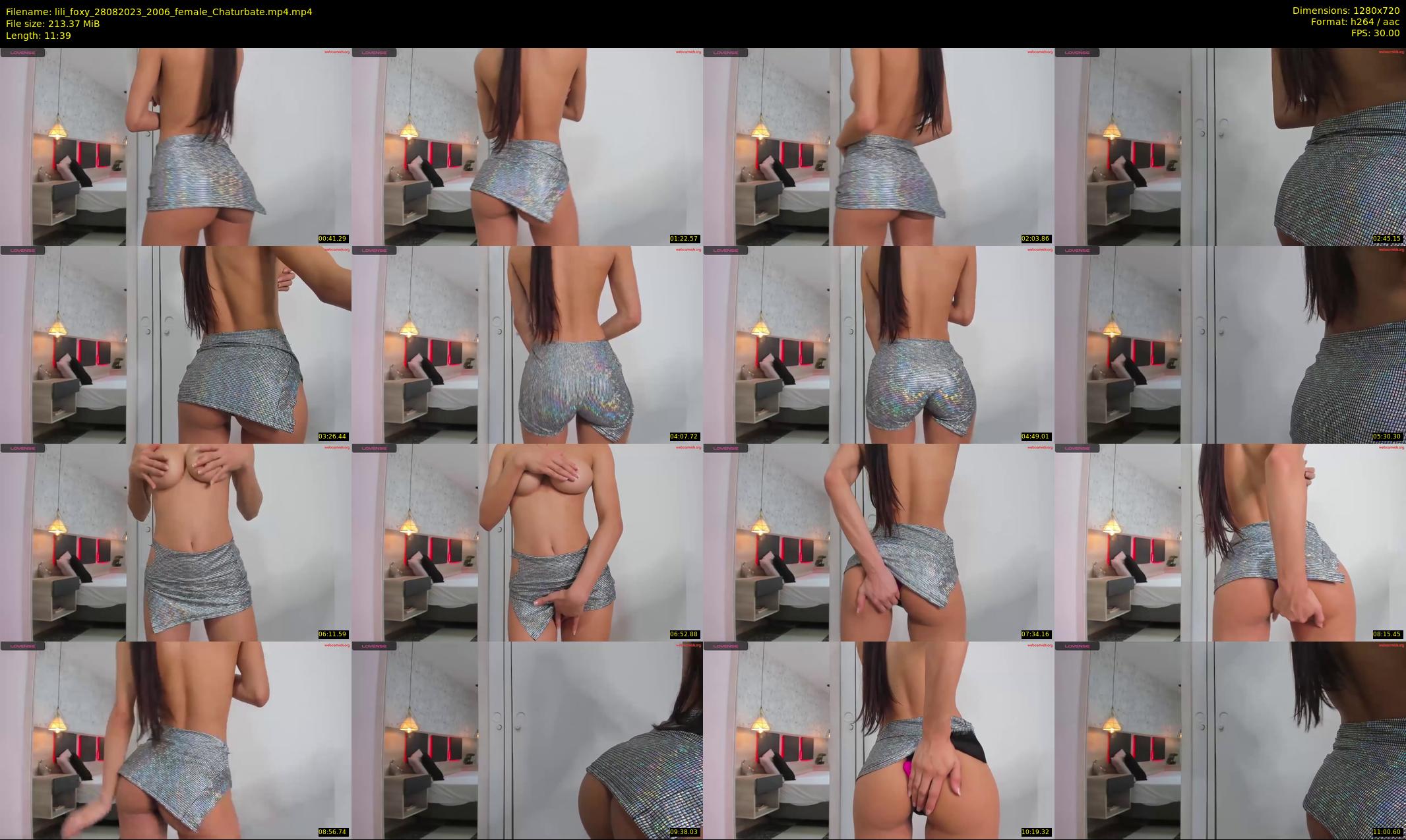 lili_foxy — 12 minute Chaturbate female cam show recording, 720p, Aug 28, 2023
