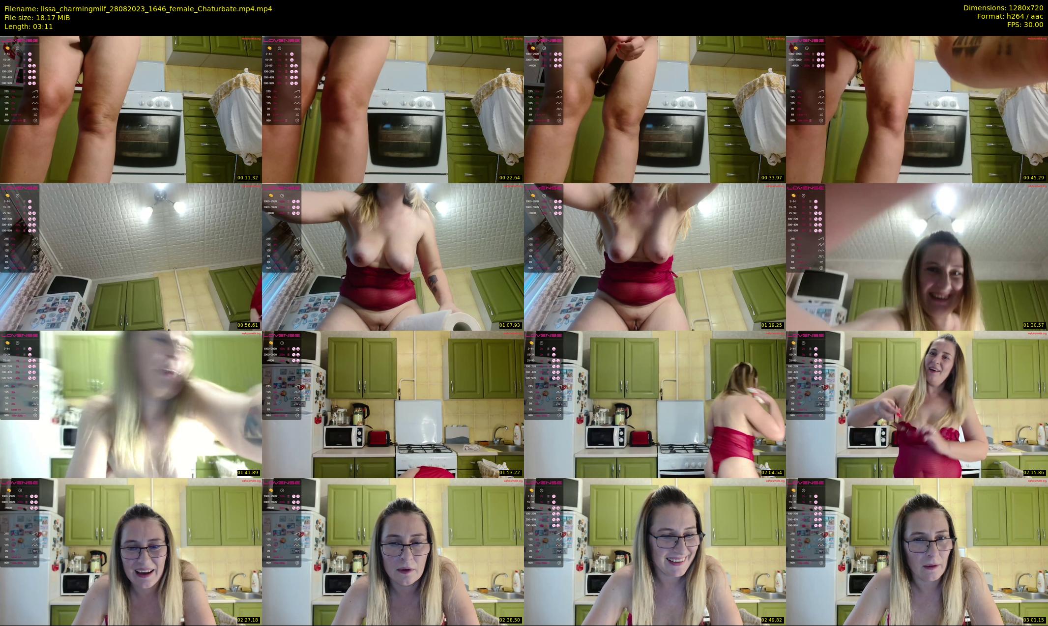 lissa_charmingmilf — 4 minute Chaturbate female cam show recording, 720p, Aug 28, 2023