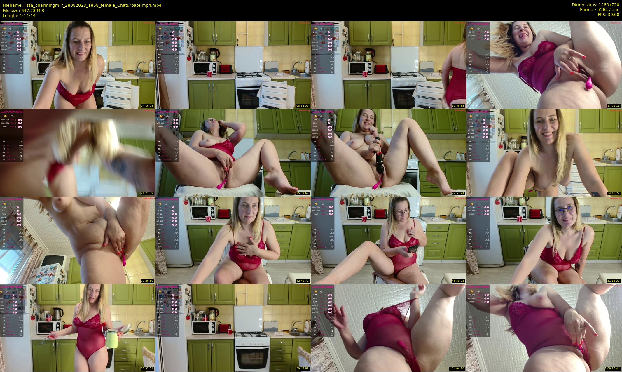 lissa_charmingmilf — 73 minute Chaturbate female cam show recording, 720p, Aug 28, 2023