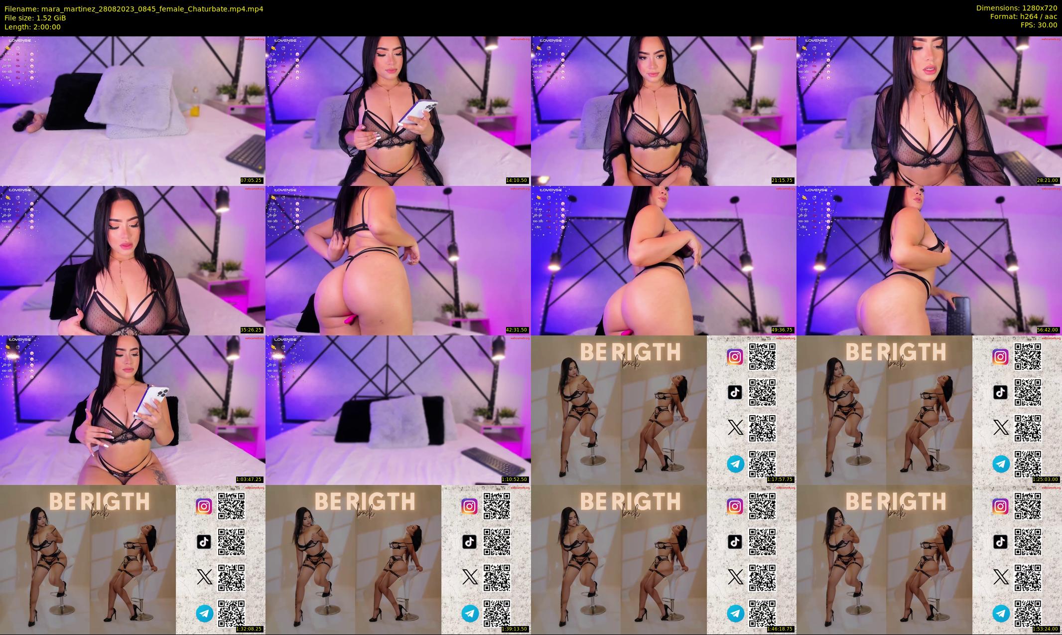 mara_martinez — 120 minute Chaturbate female cam show recording, 720p, Aug 28, 2023