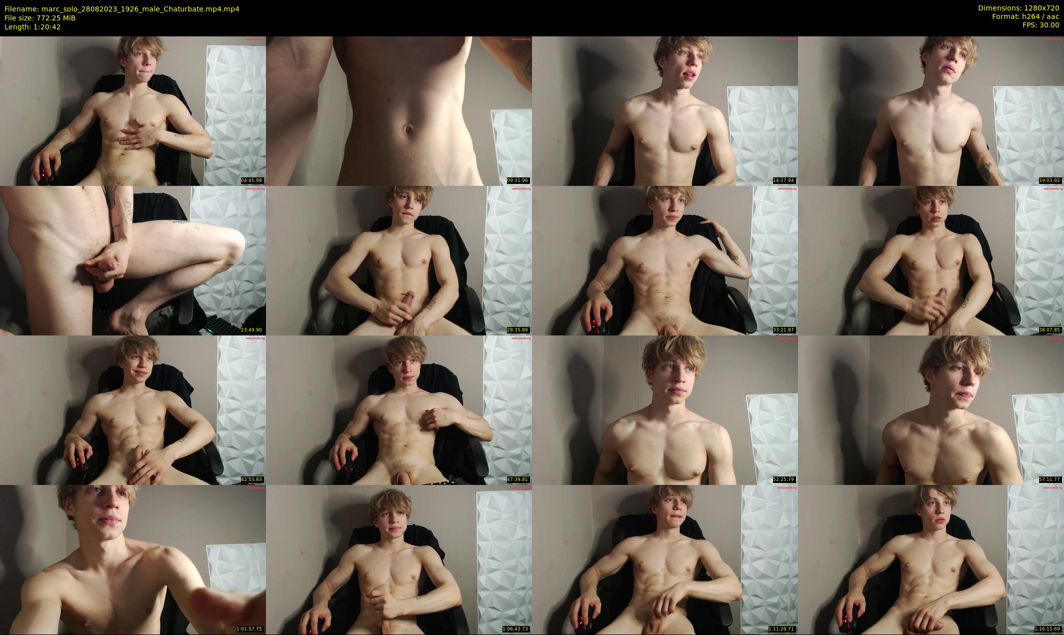 marc_solo — 81 minute Chaturbate male cam show recording, 720p, Aug 28, 2023
