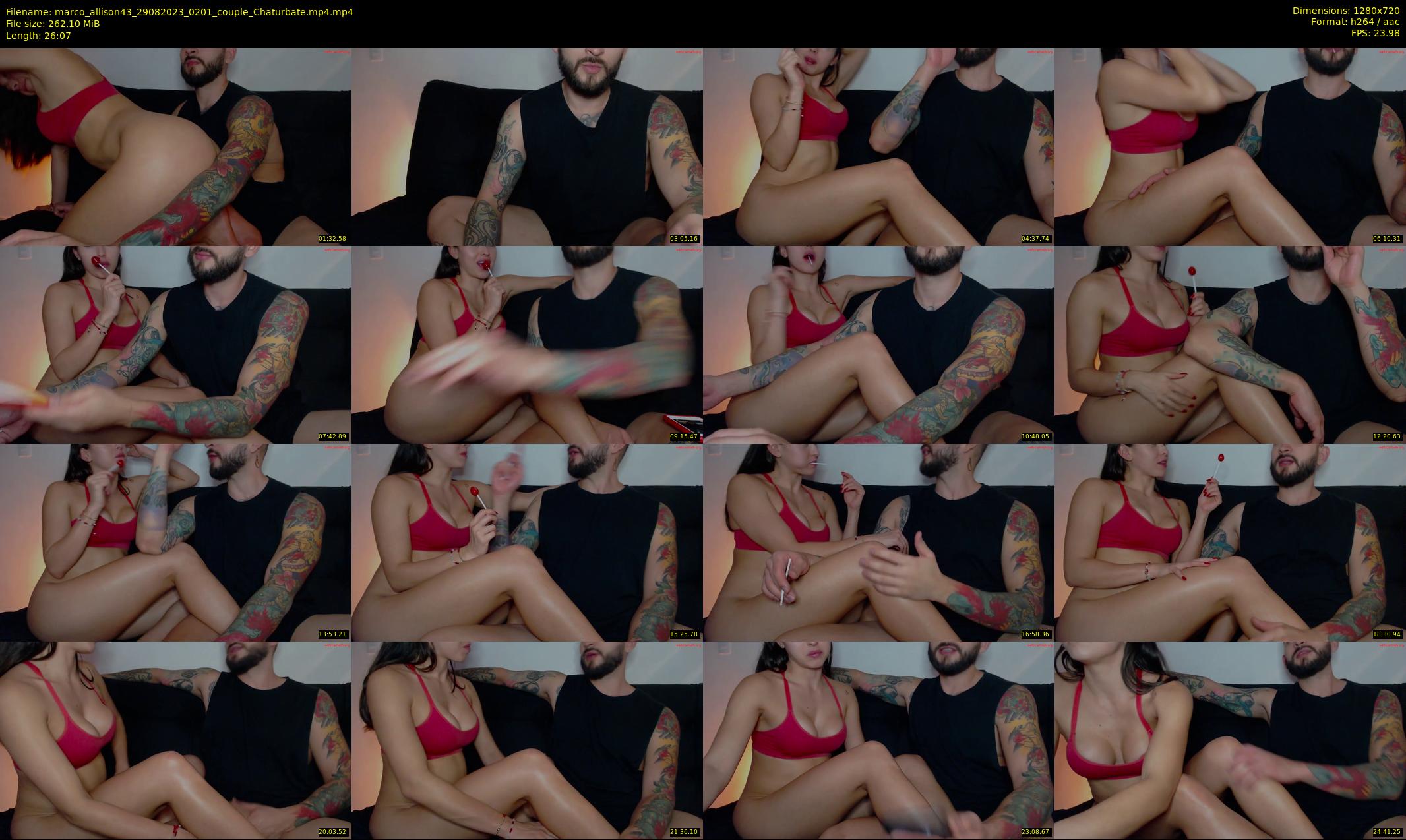 marco_allison43 — 27 minute Chaturbate couple cam show recording, 720p, Aug 29, 2023