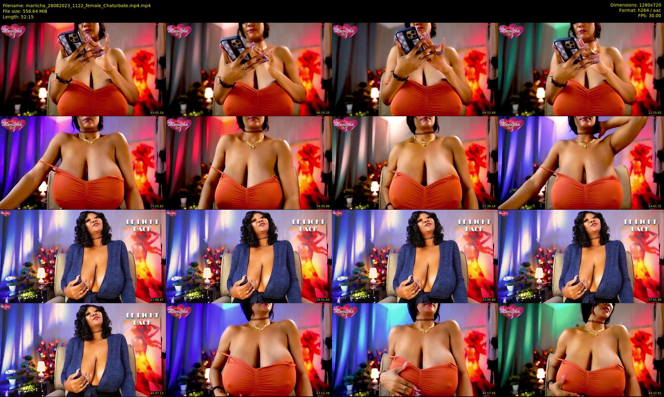 mariicha — 53 minute Chaturbate female cam show recording, 720p, Aug 28, 2023