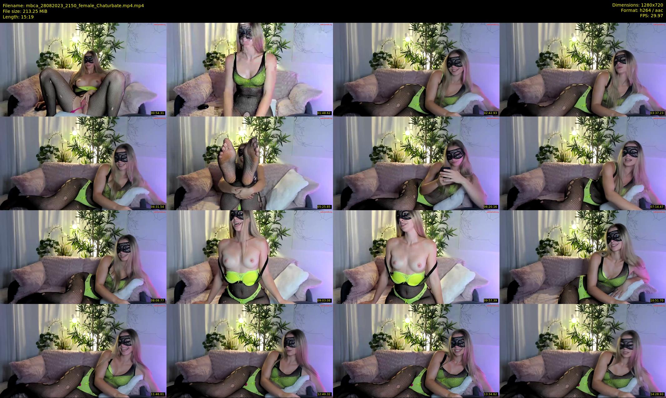 mbca — 16 minute Chaturbate couple cam show recording, 720p, Aug 28, 2023