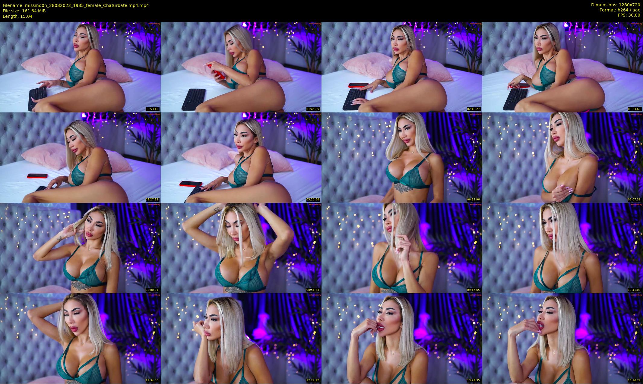 missmo0n — 16 minute Chaturbate female cam show recording, 720p, Aug 28, 2023