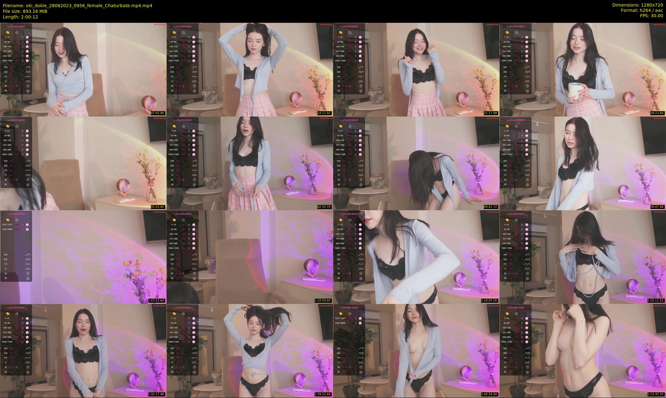 oki_dokie — 121 minute Chaturbate female cam show recording, 720p, Aug 28, 2023