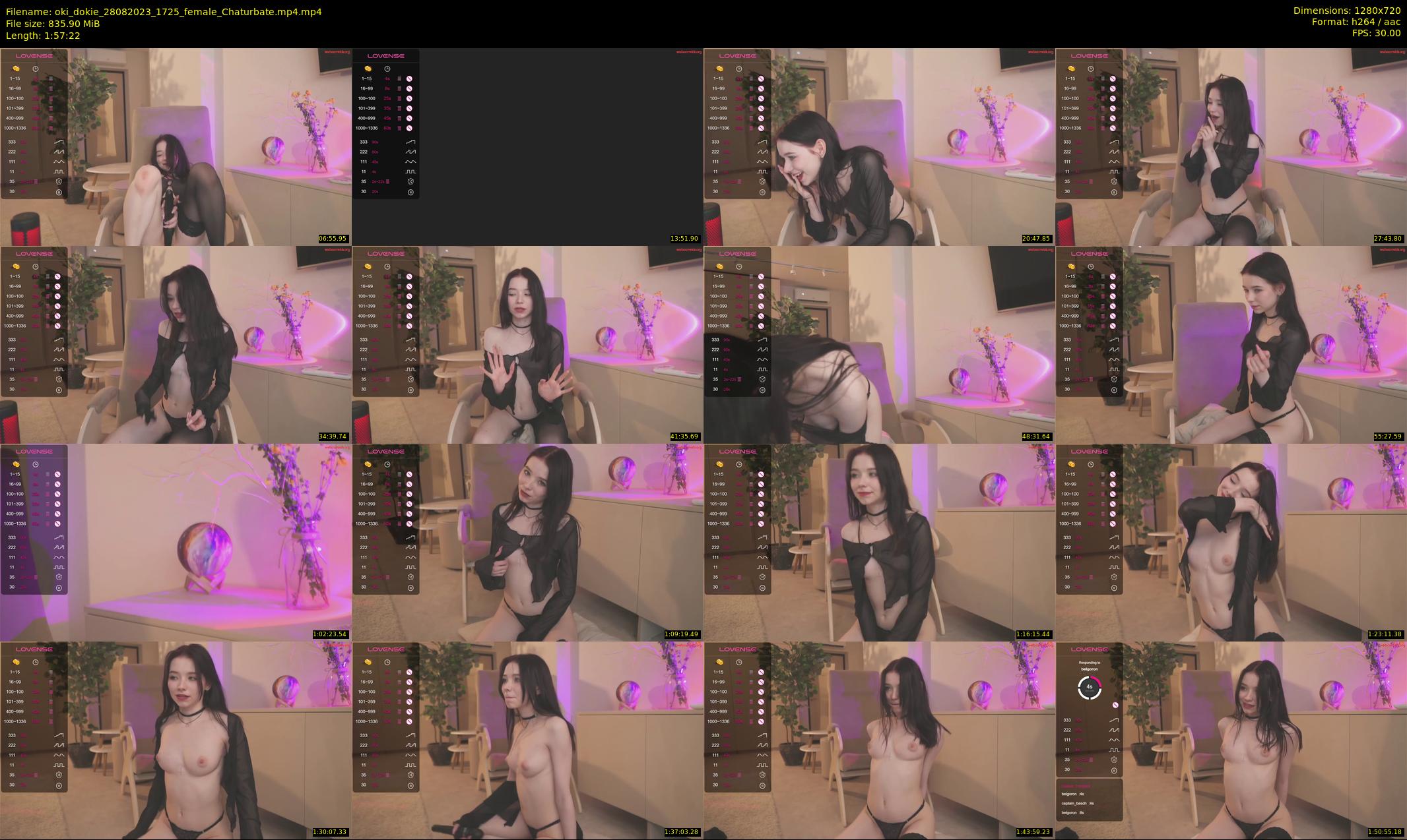 oki_dokie — 118 minute Chaturbate female cam show recording, 720p, Aug 28, 2023