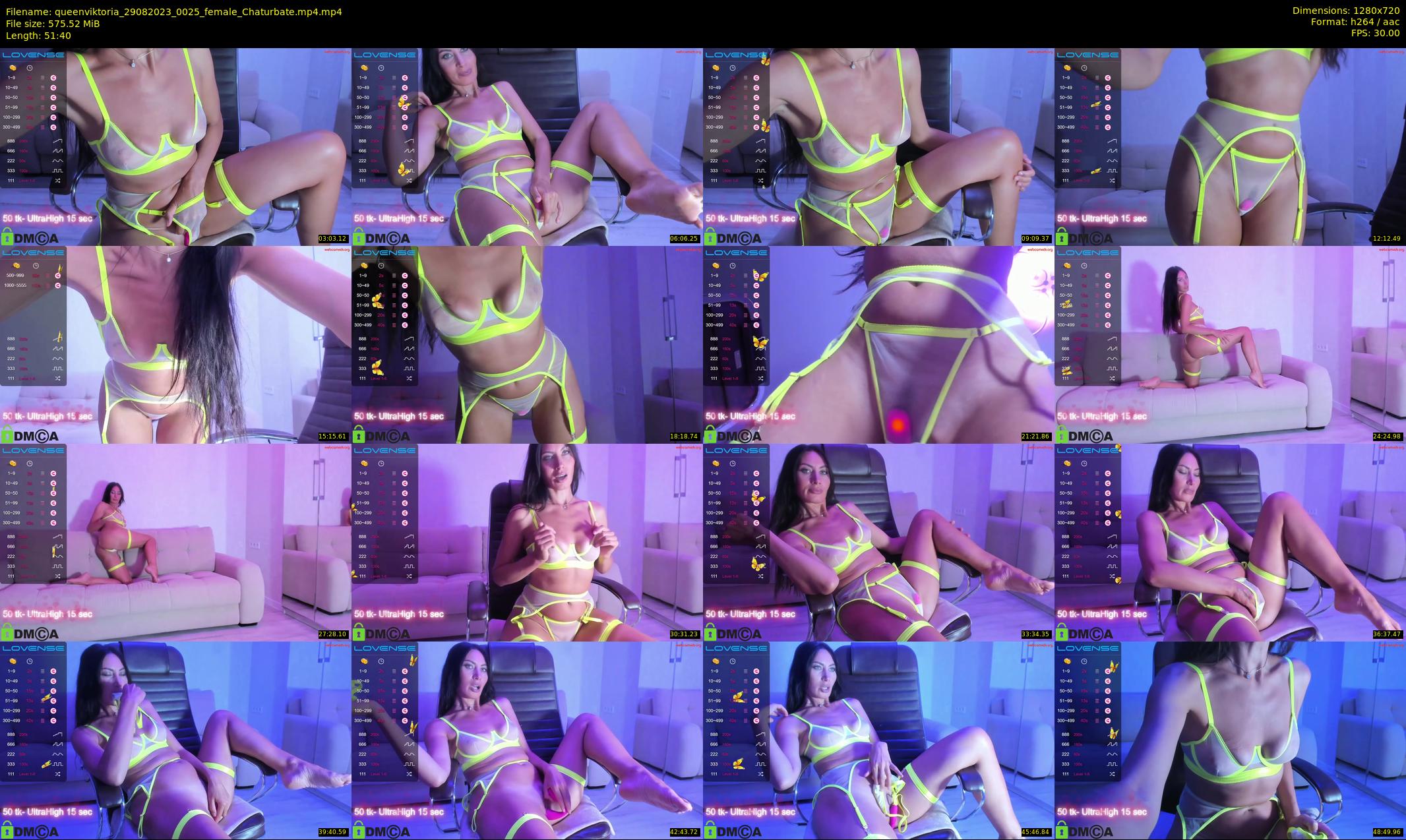queenviktoria — 52 minute Chaturbate female cam show recording, 720p, Aug 29, 2023