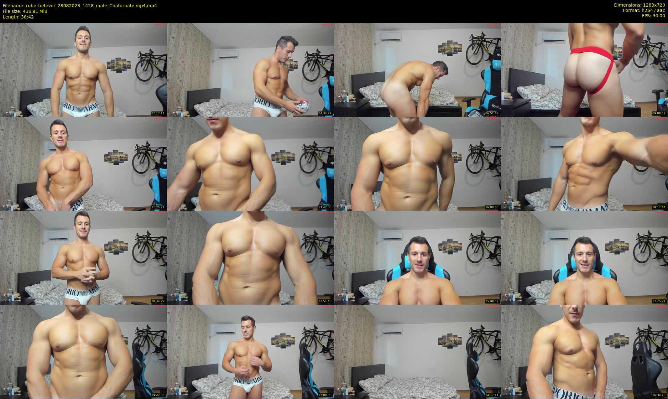 roberto4ever — 39 minute Chaturbate male cam show recording, 720p, Aug 28, 2023