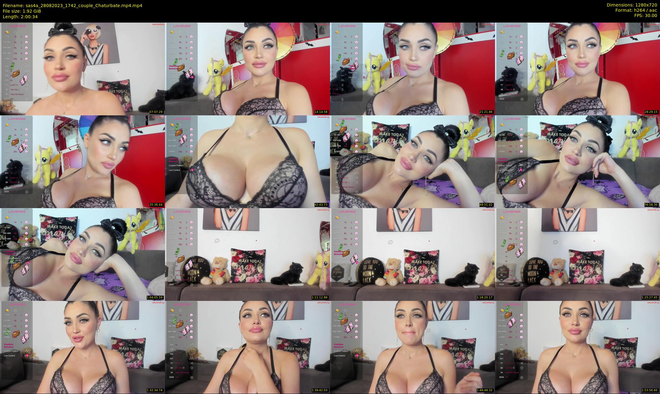 sas4a — 121 minute Chaturbate female cam show recording, 720p, Aug 28, 2023