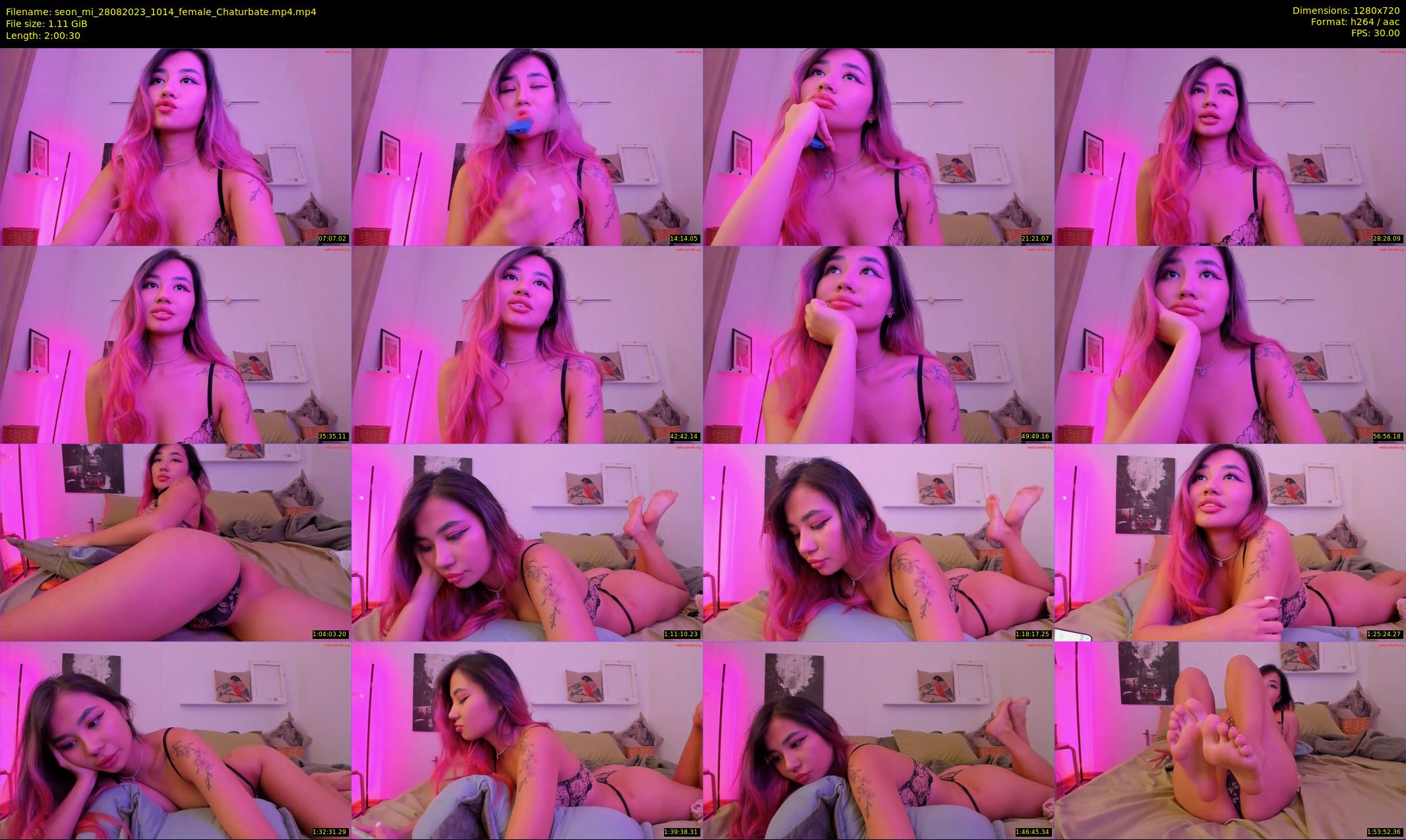 seon_mi — 121 minute Chaturbate female cam show recording, 720p, Aug 28, 2023