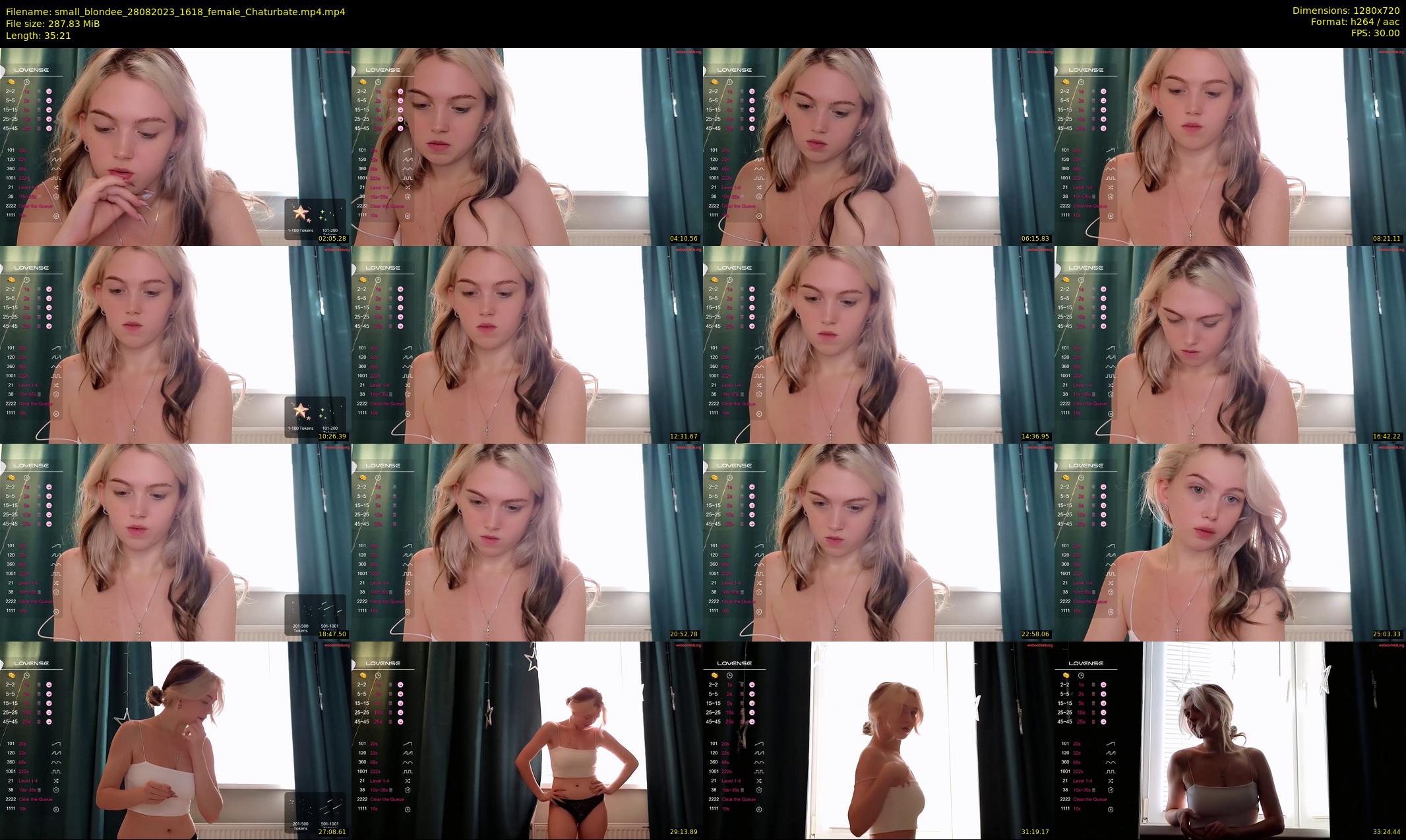 small_blondee — 36 minute Chaturbate female cam show recording, 720p, Aug 28, 2023