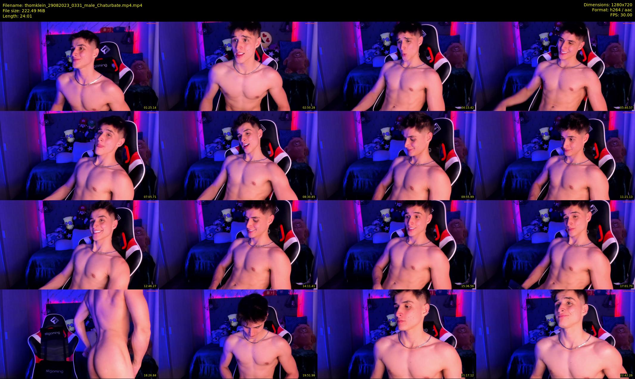 thomklein — 25 minute Chaturbate male cam show recording, 720p, Aug 29, 2023