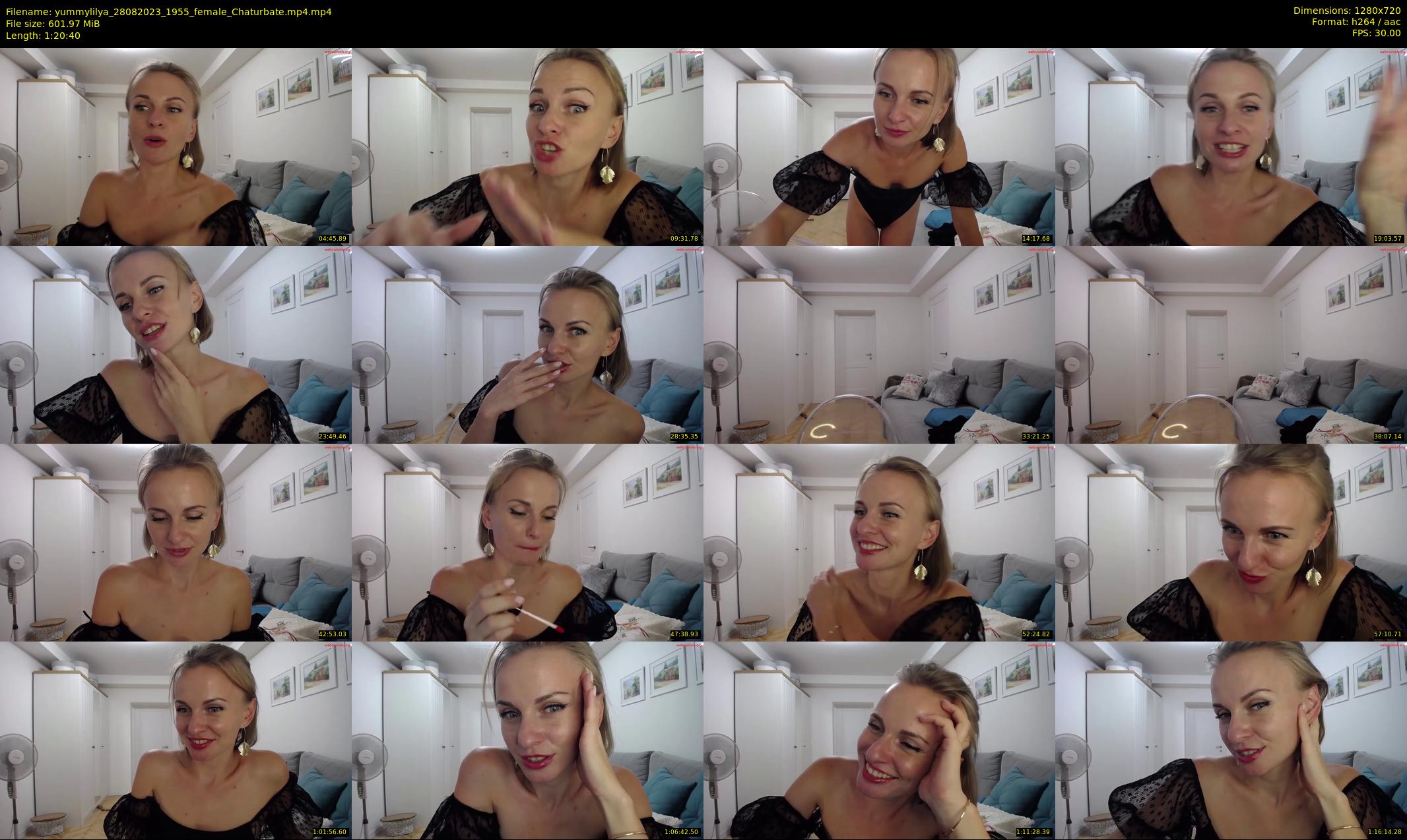 yummylilya — 81 minute Chaturbate female cam show recording, 720p, Aug 28, 2023