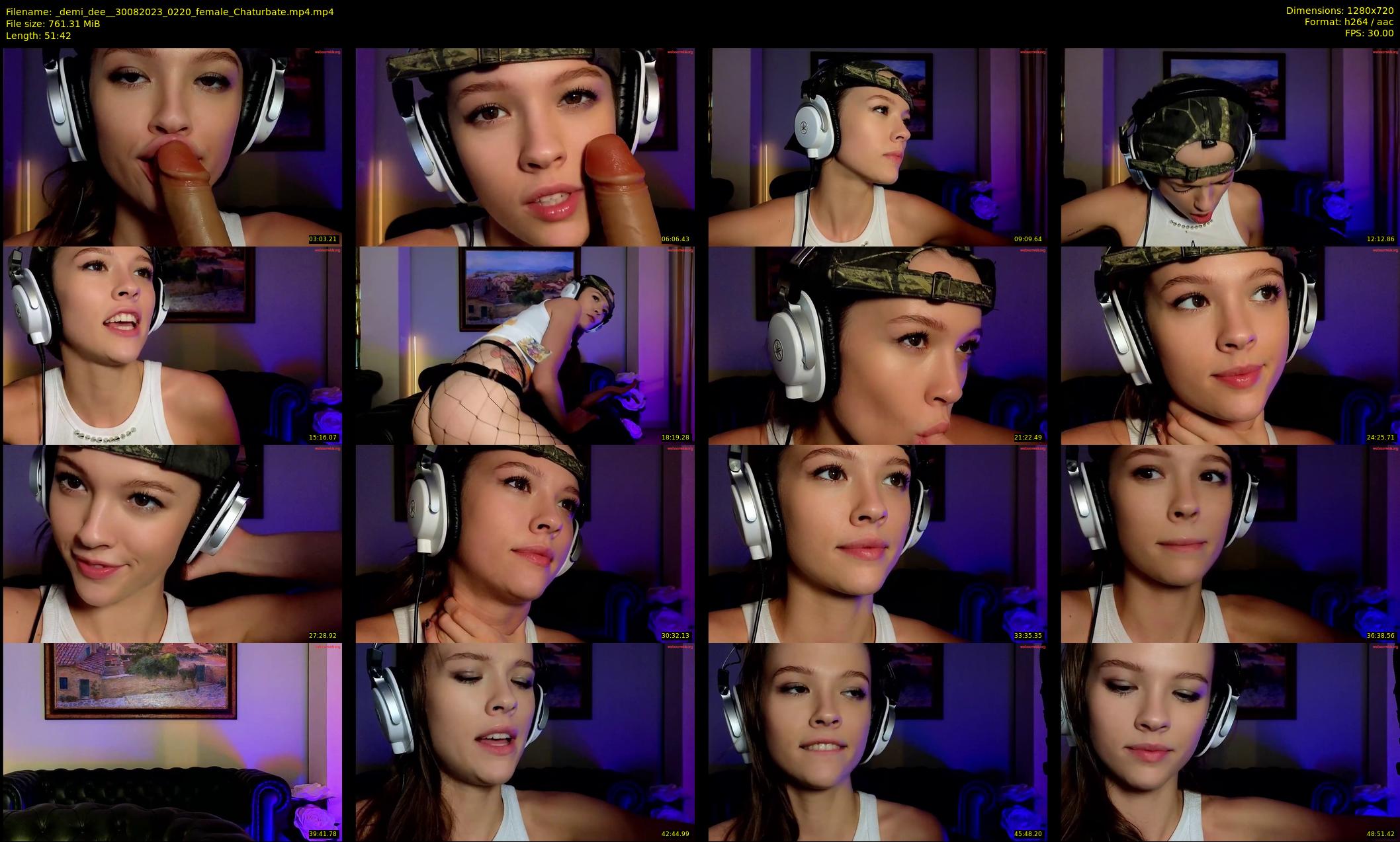 _demi_dee_ — 52 minute Chaturbate female cam show recording, 720p, Aug 30, 2023
