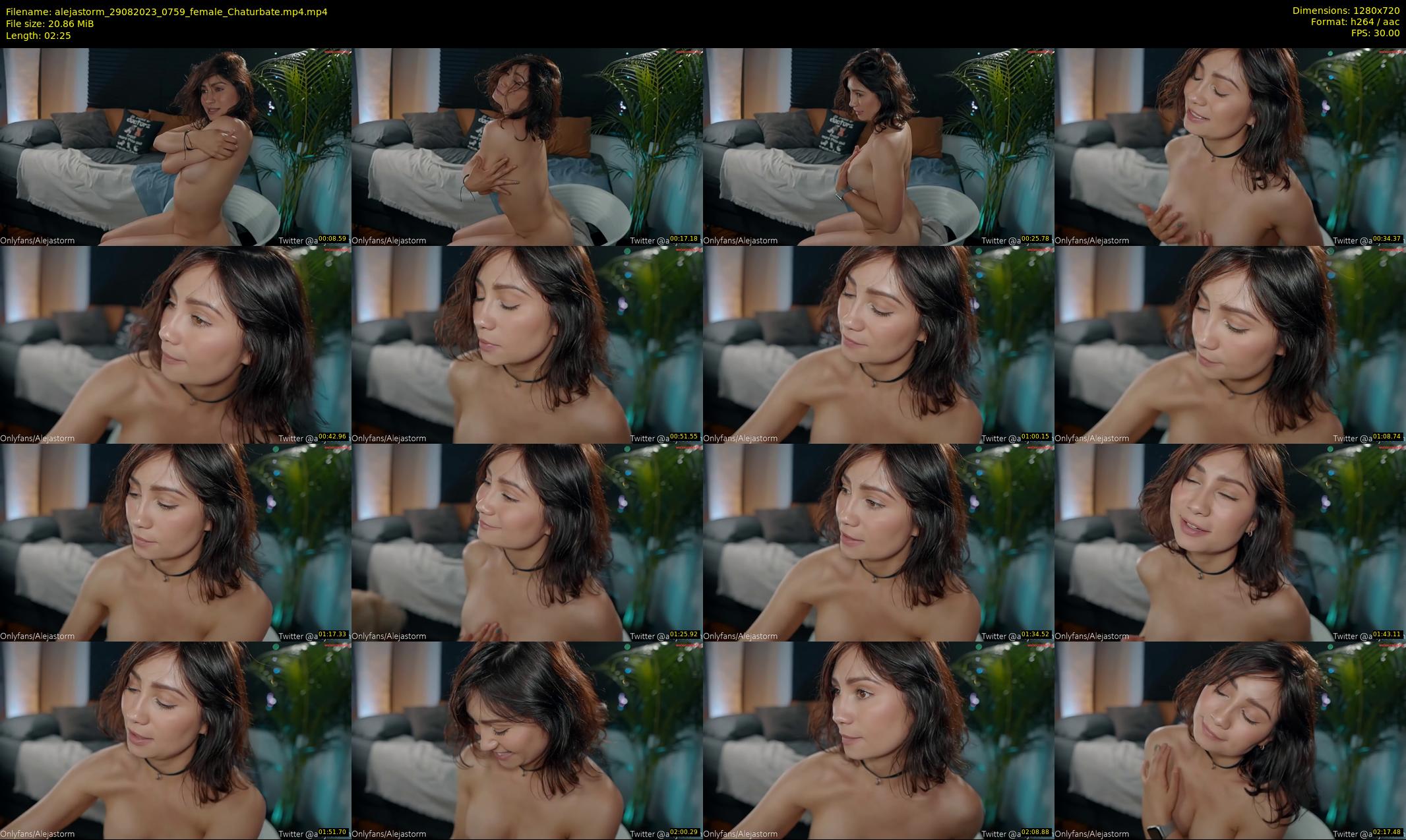 alejastorm — 3 minute Chaturbate female cam show recording, 720p, Aug 29, 2023