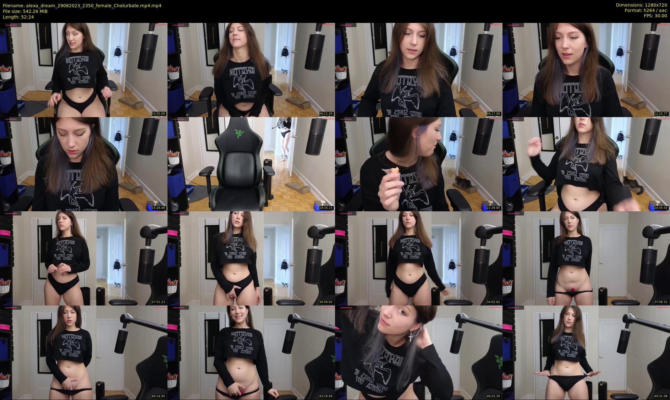 alexa_dream — 53 minute Chaturbate female cam show recording, 720p, Aug 29, 2023