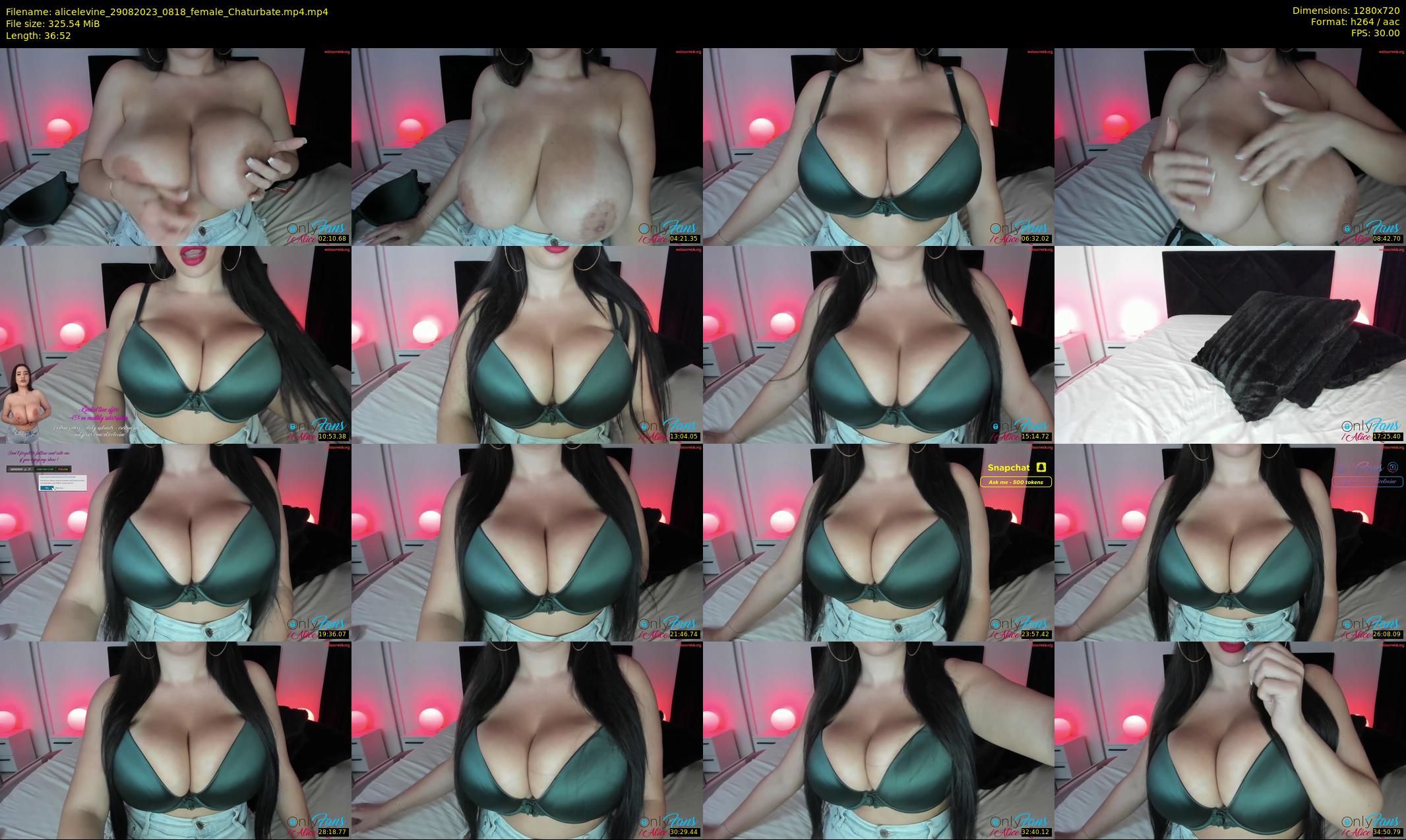 alicelevine — 37 minute Chaturbate female cam show recording, 720p, Aug 29, 2023