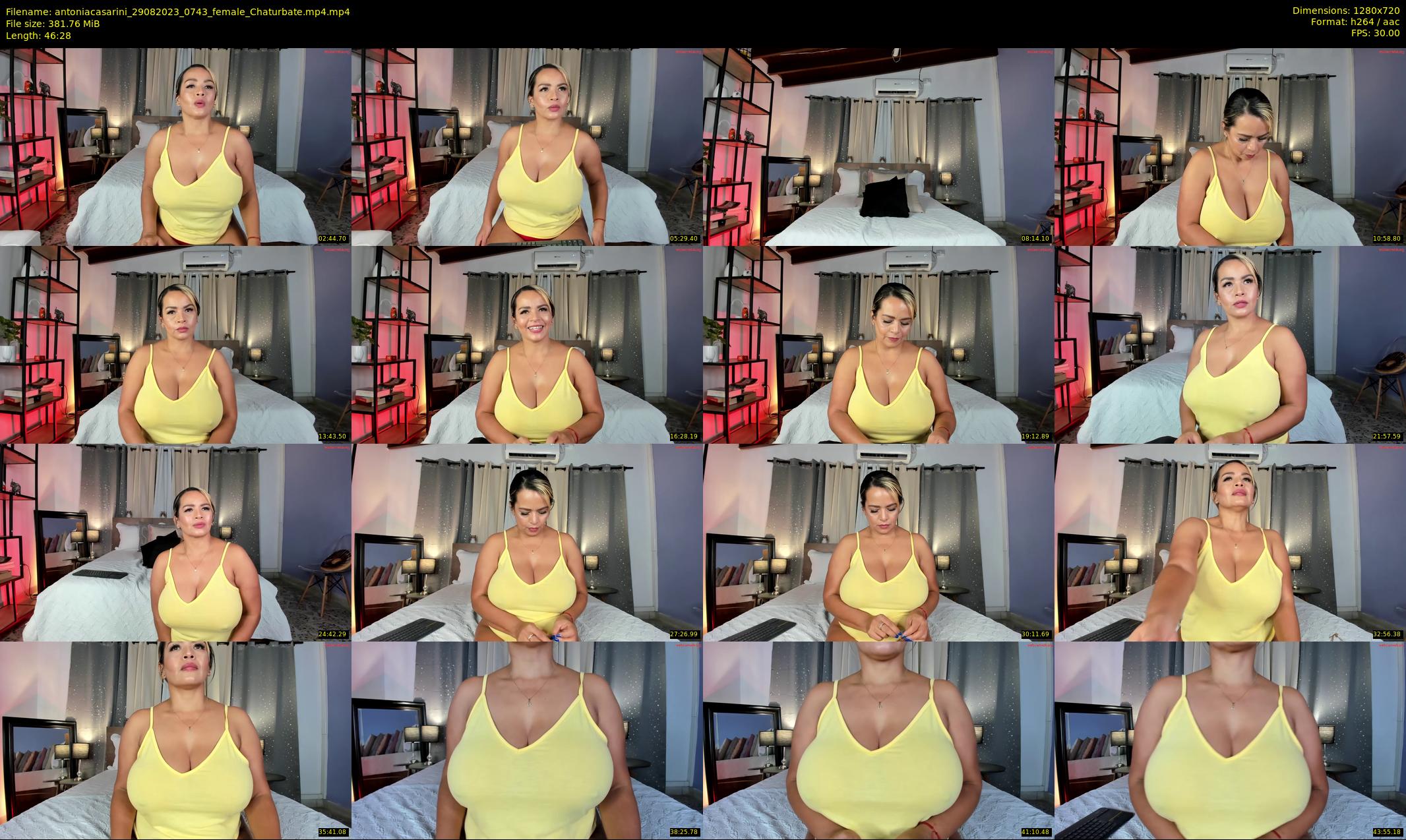 antoniacasarini — 47 minute Chaturbate female cam show recording, 720p, Aug 29, 2023