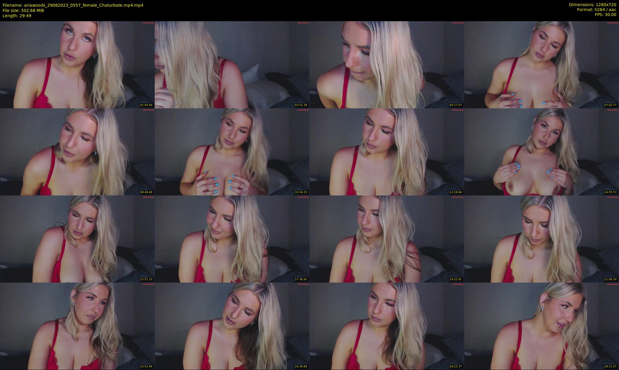 ariawoods — 30 minute Chaturbate female cam show recording, 720p, Aug 29, 2023