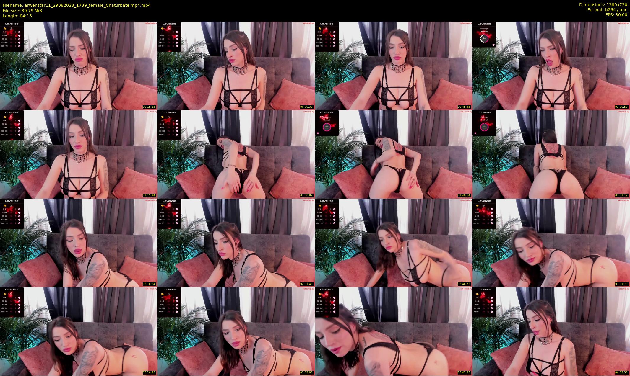 arwenstar11 — 5 minute Chaturbate female cam show recording, 720p, Aug 29, 2023