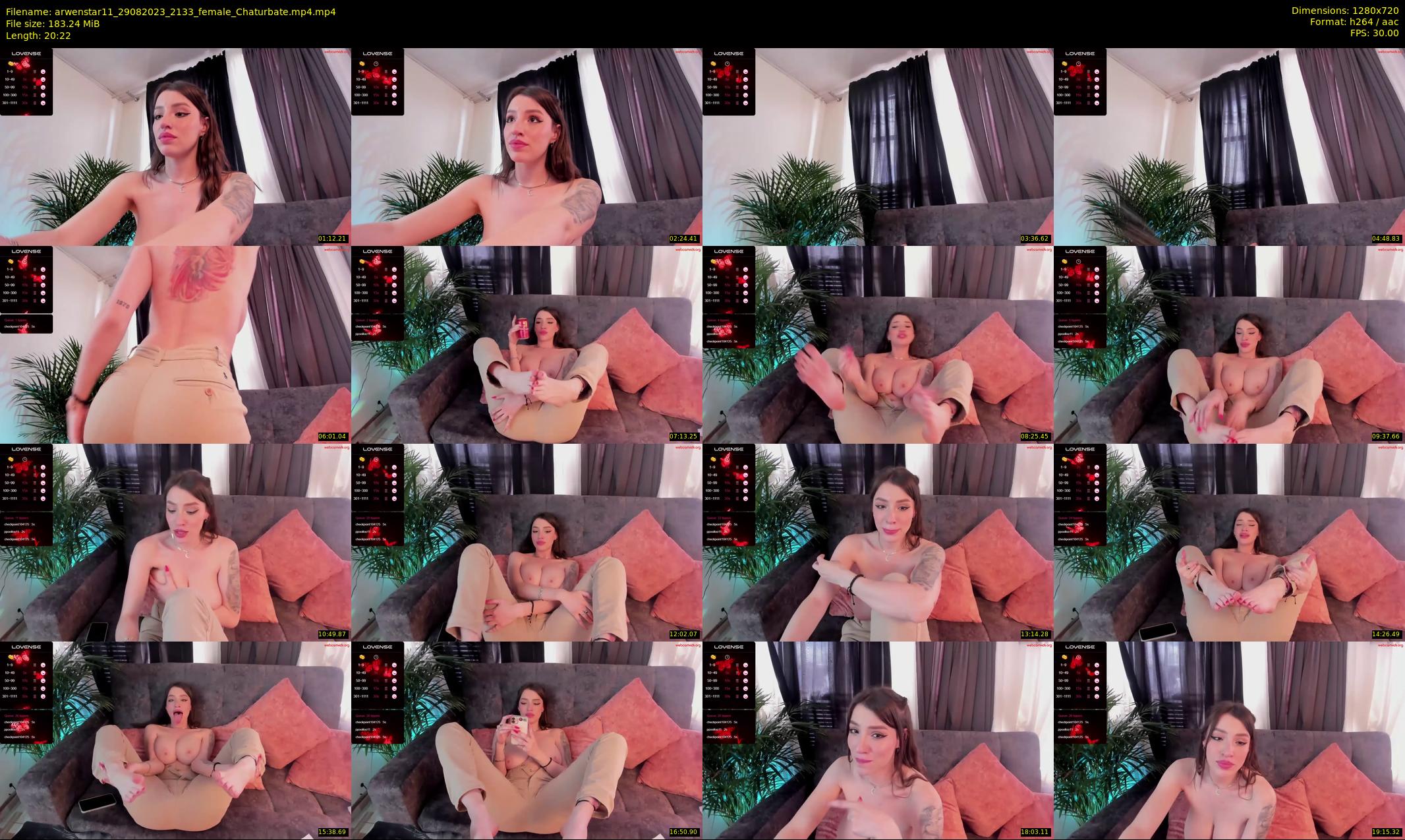 arwenstar11 — 21 minute Chaturbate female cam show recording, 720p, Aug 29, 2023