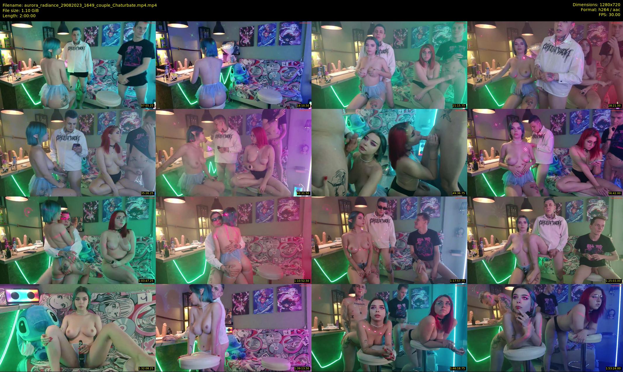 aurora_radiance — 120 minute Chaturbate couple cam show recording, 720p, Aug 29, 2023
