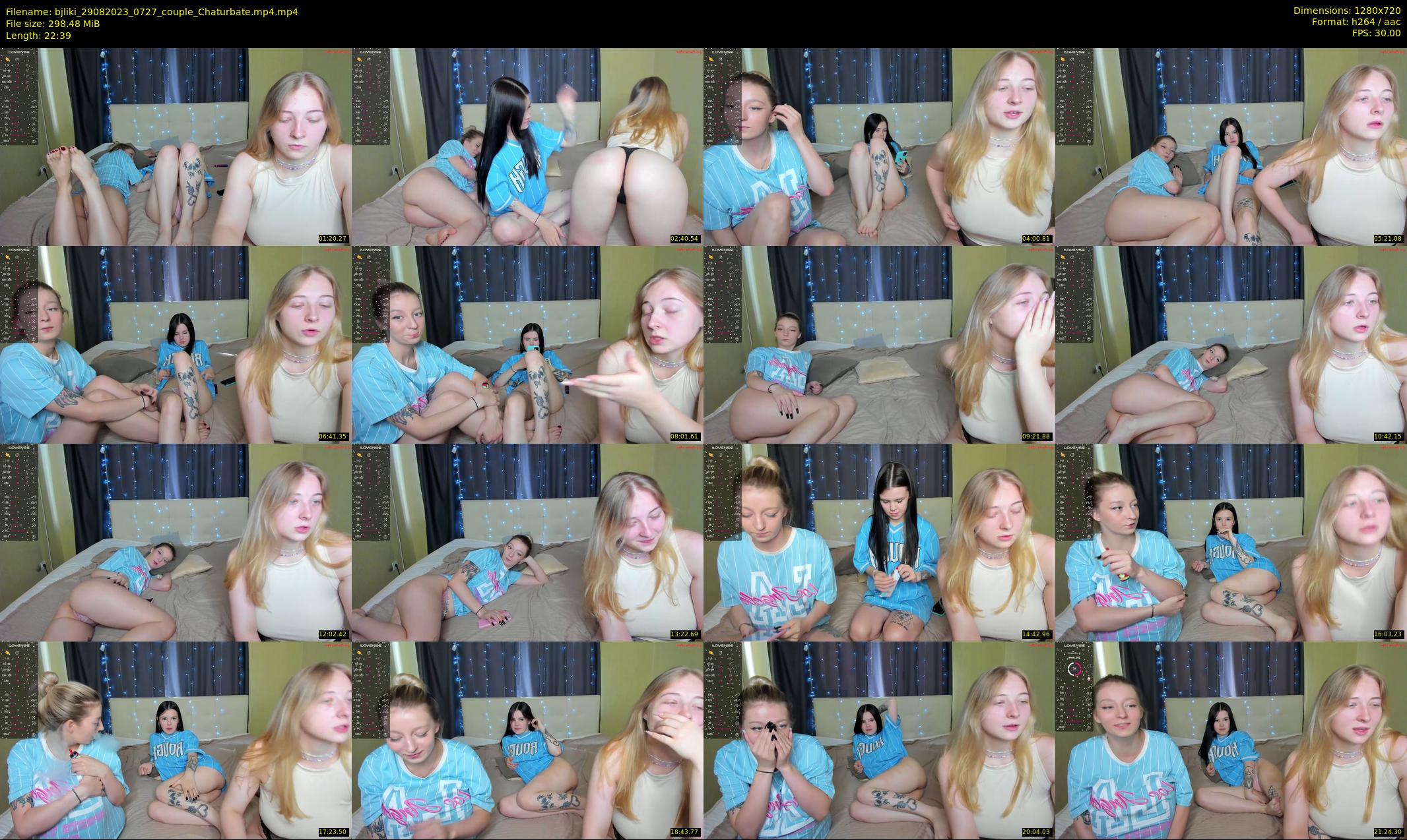 bjliki — 23 minute Chaturbate couple cam show recording, 720p, Aug 29, 2023