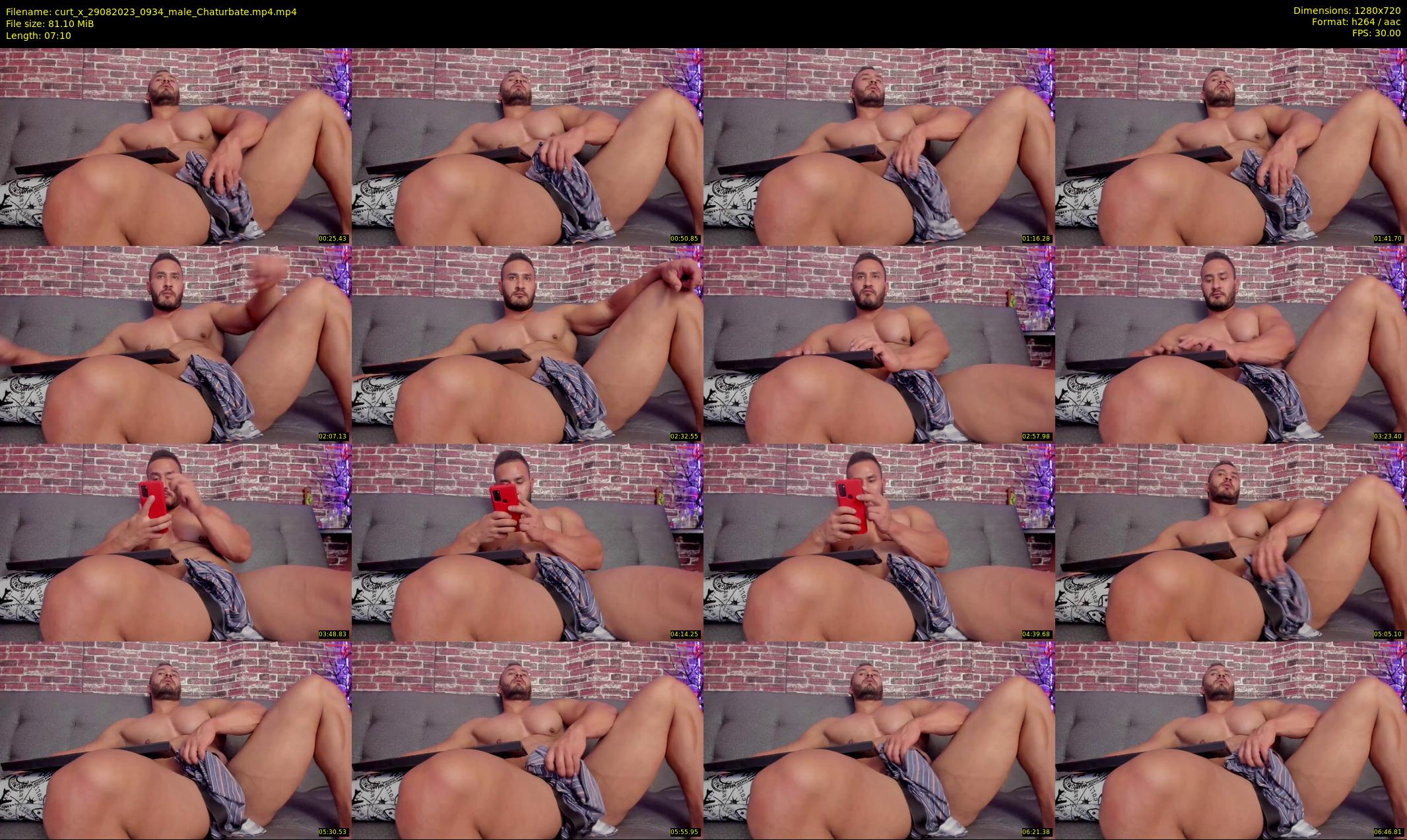 curt_x — 8 minute Chaturbate male cam show recording, 720p, Aug 29, 2023