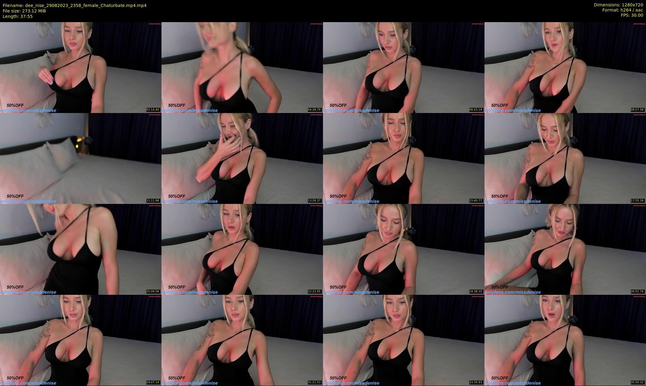 dee_nise — 38 minute Chaturbate female cam show recording, 720p, Aug 29, 2023