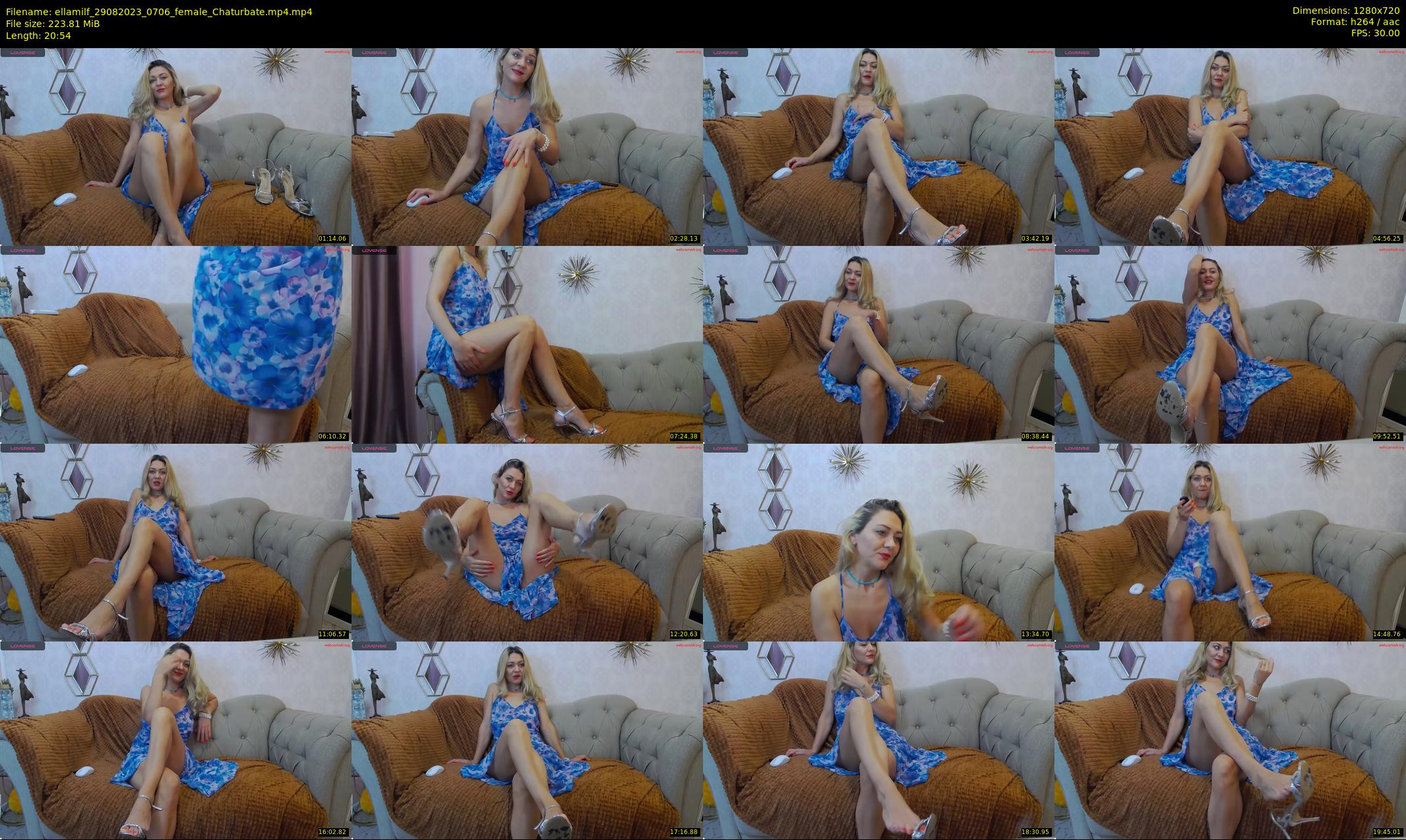 ellamilf — 21 minute Chaturbate female cam show recording, 720p, Aug 29, 2023