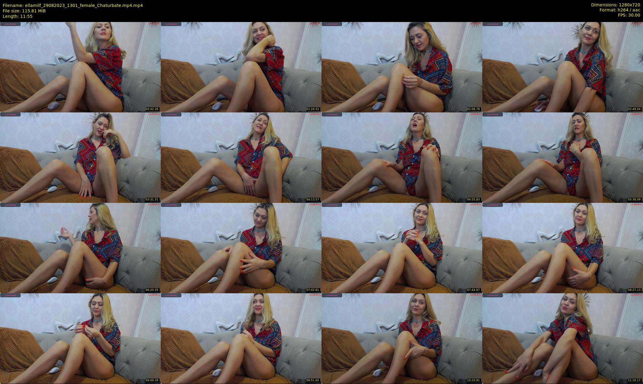 ellamilf — 12 minute Chaturbate female cam show recording, 720p, Aug 29, 2023