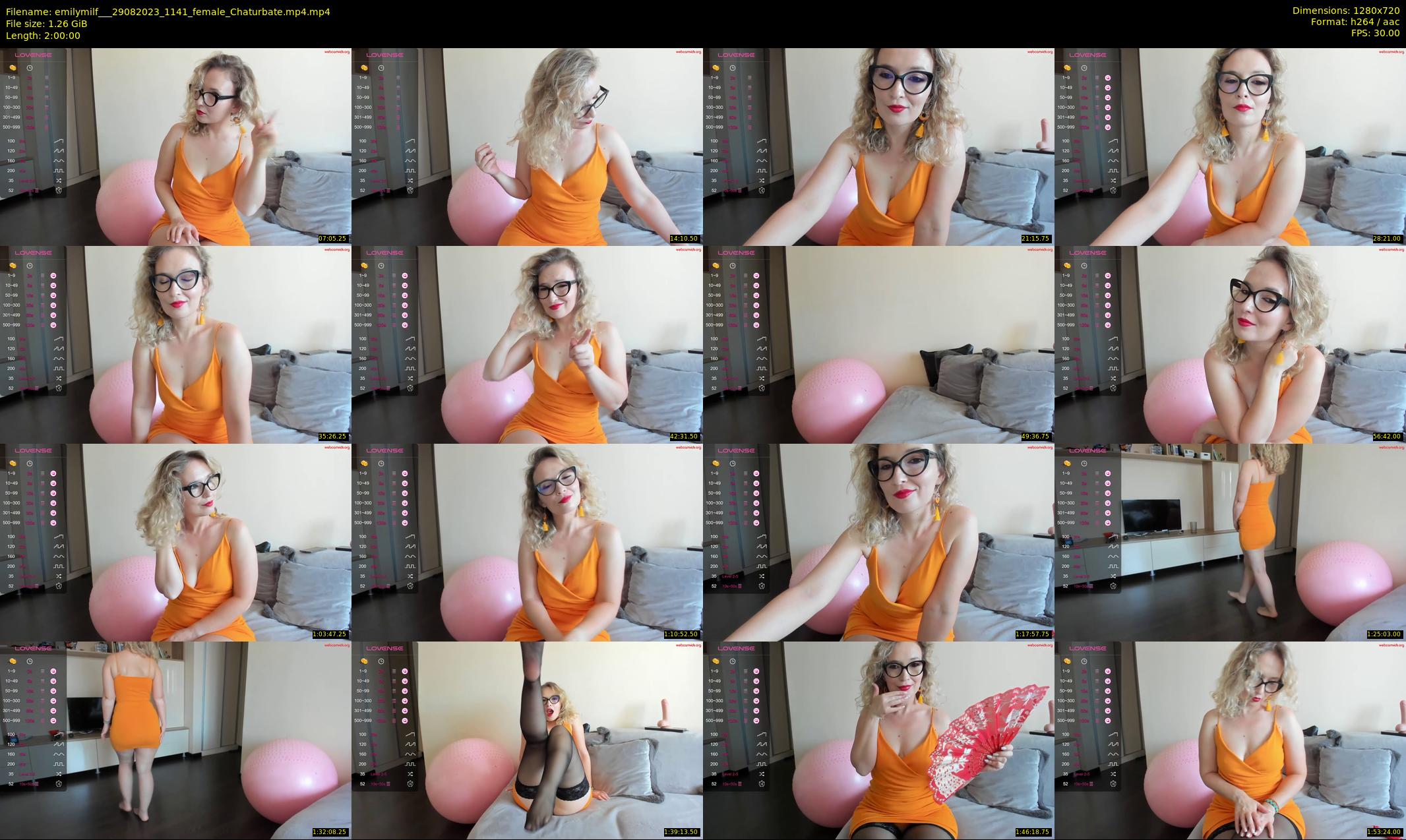 emilymilf__ — 120 minute Chaturbate female cam show recording, 720p, Aug 29, 2023