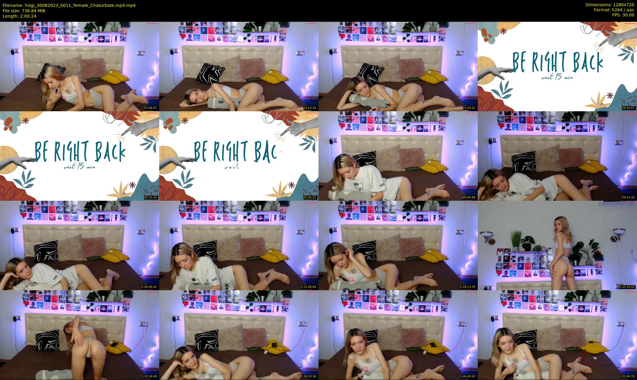 hizgi — 121 minute Chaturbate couple cam show recording, 720p, Aug 30, 2023