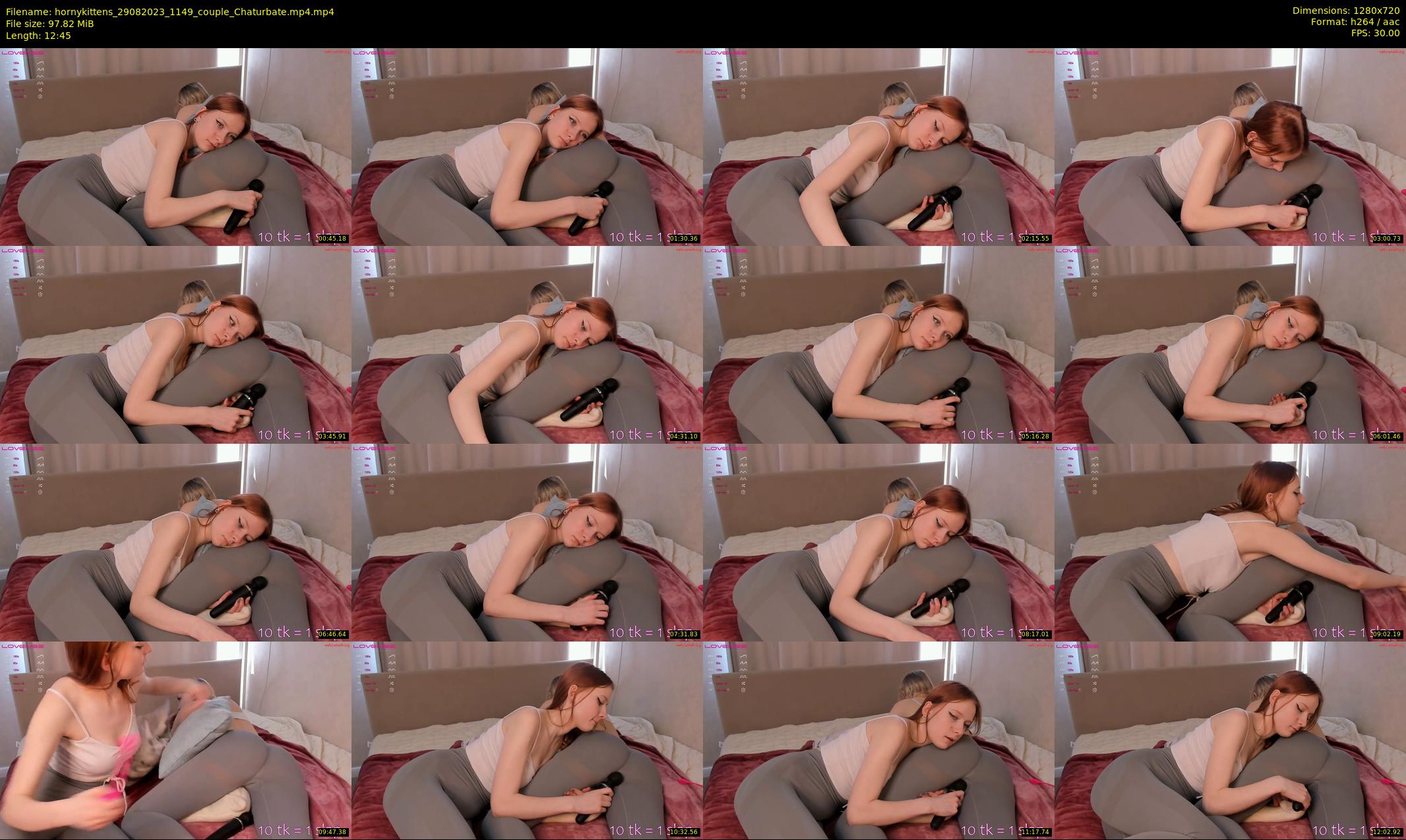 hornykittens — 13 minute Chaturbate couple cam show recording, 720p, Aug 29, 2023