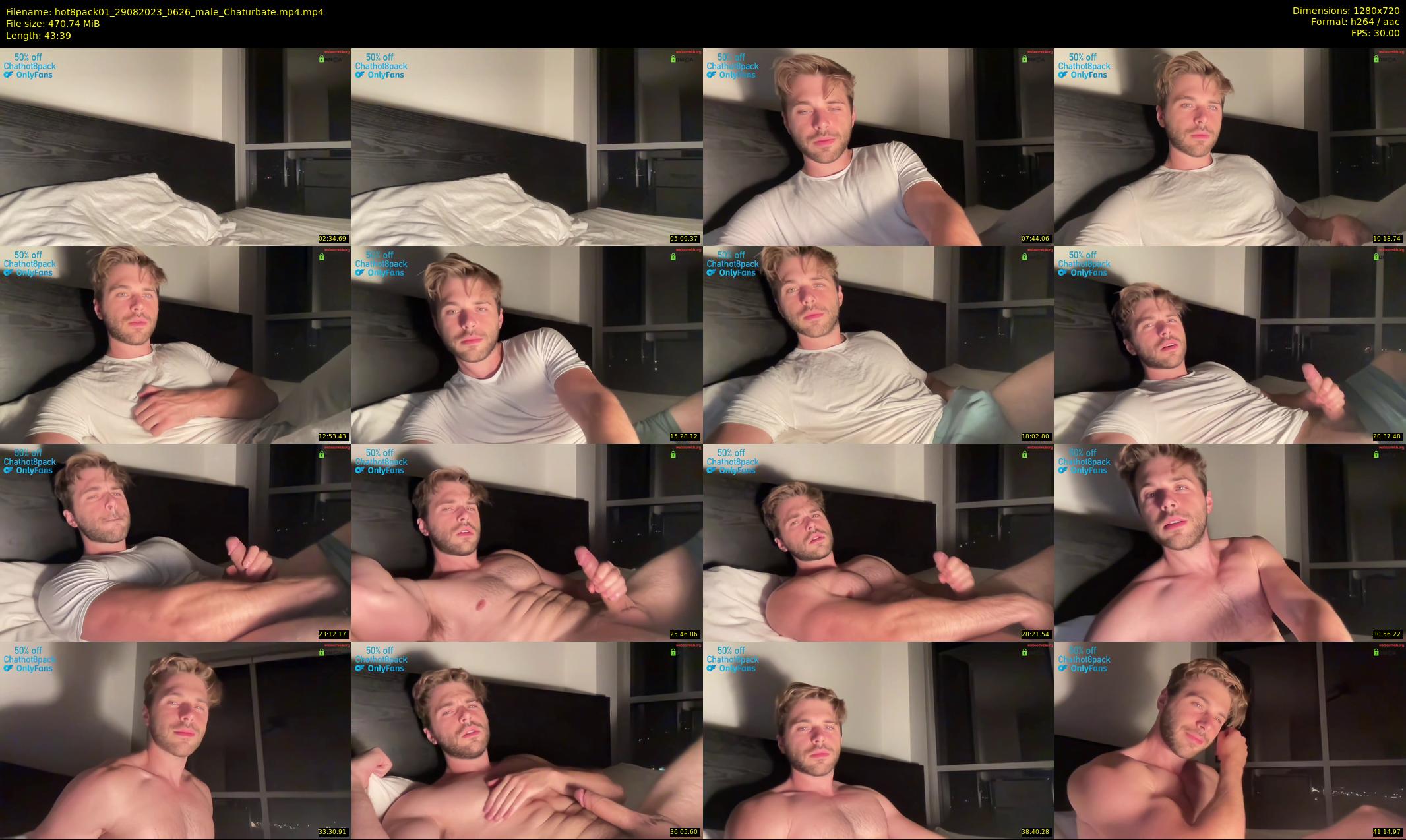 hot8pack01 — 44 minute Chaturbate male cam show recording, 720p, Aug 29, 2023