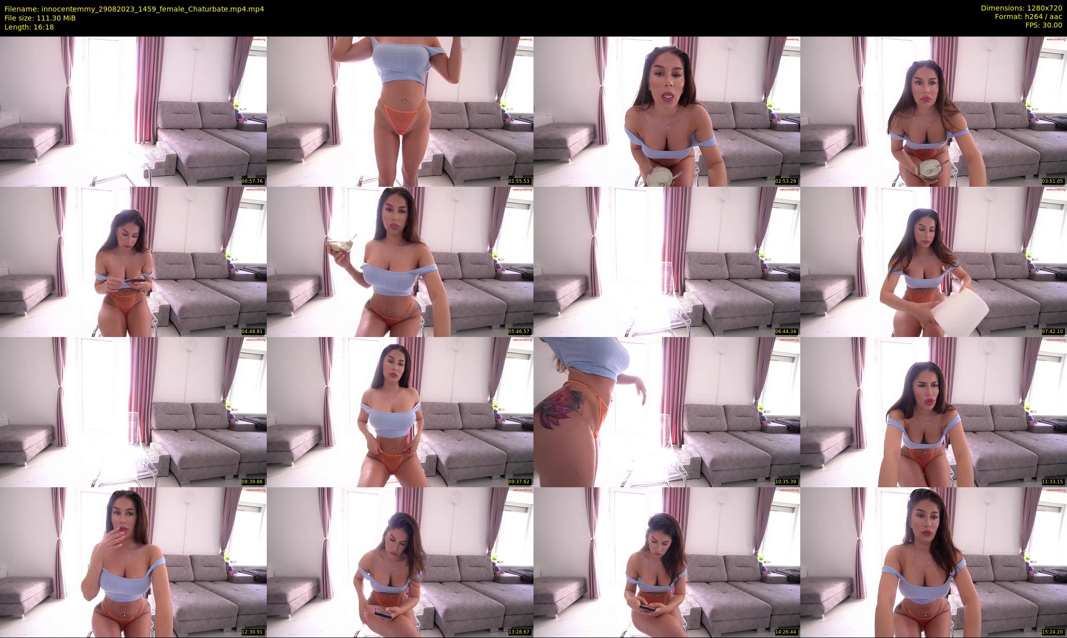 innocentemmy — 17 minute Chaturbate female cam show recording, 720p, Aug 29, 2023