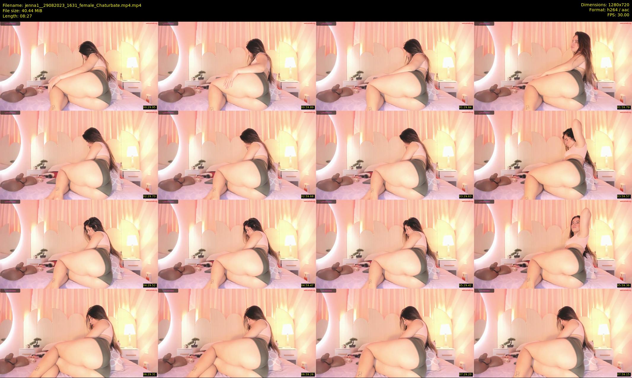 jenna1_ — 9 minute Chaturbate female cam show recording, 720p, Aug 29, 2023