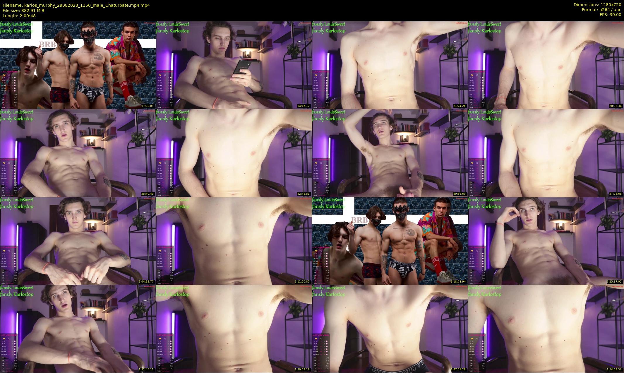 karlos_murphy — 121 minute Chaturbate male cam show recording, 720p, Aug 29, 2023