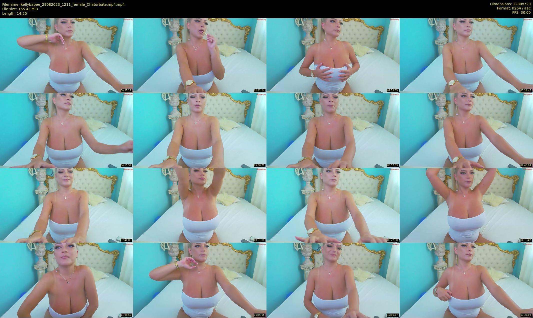 kellybabee — 15 minute Chaturbate female cam show recording, 720p, Aug 29, 2023