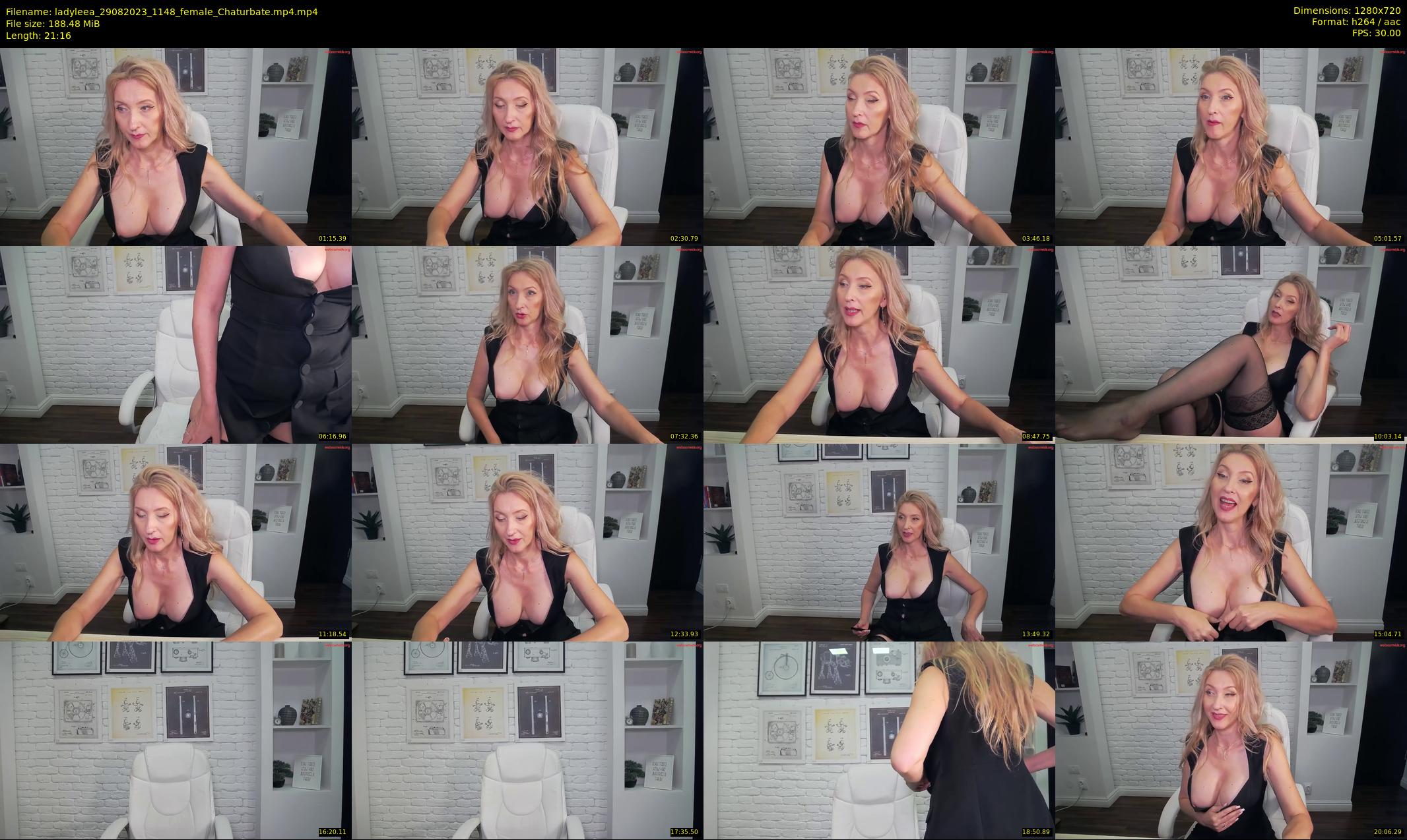 ladyleea — 22 minute Chaturbate female cam show recording, 720p, Aug 29, 2023