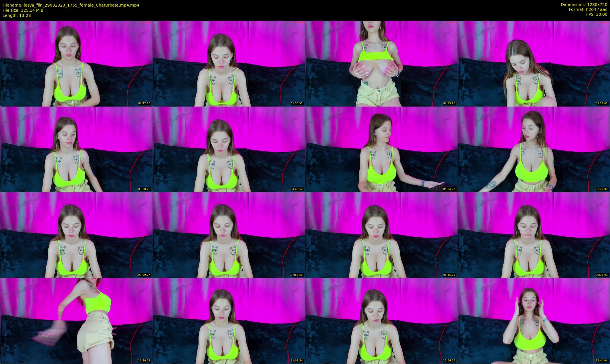 lesya_flin — 14 minute Chaturbate female cam show recording, 720p, Aug 29, 2023