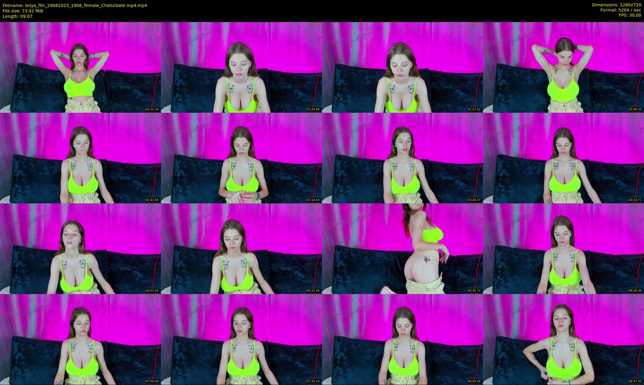 lesya_flin — 10 minute Chaturbate female cam show recording, 720p, Aug 29, 2023