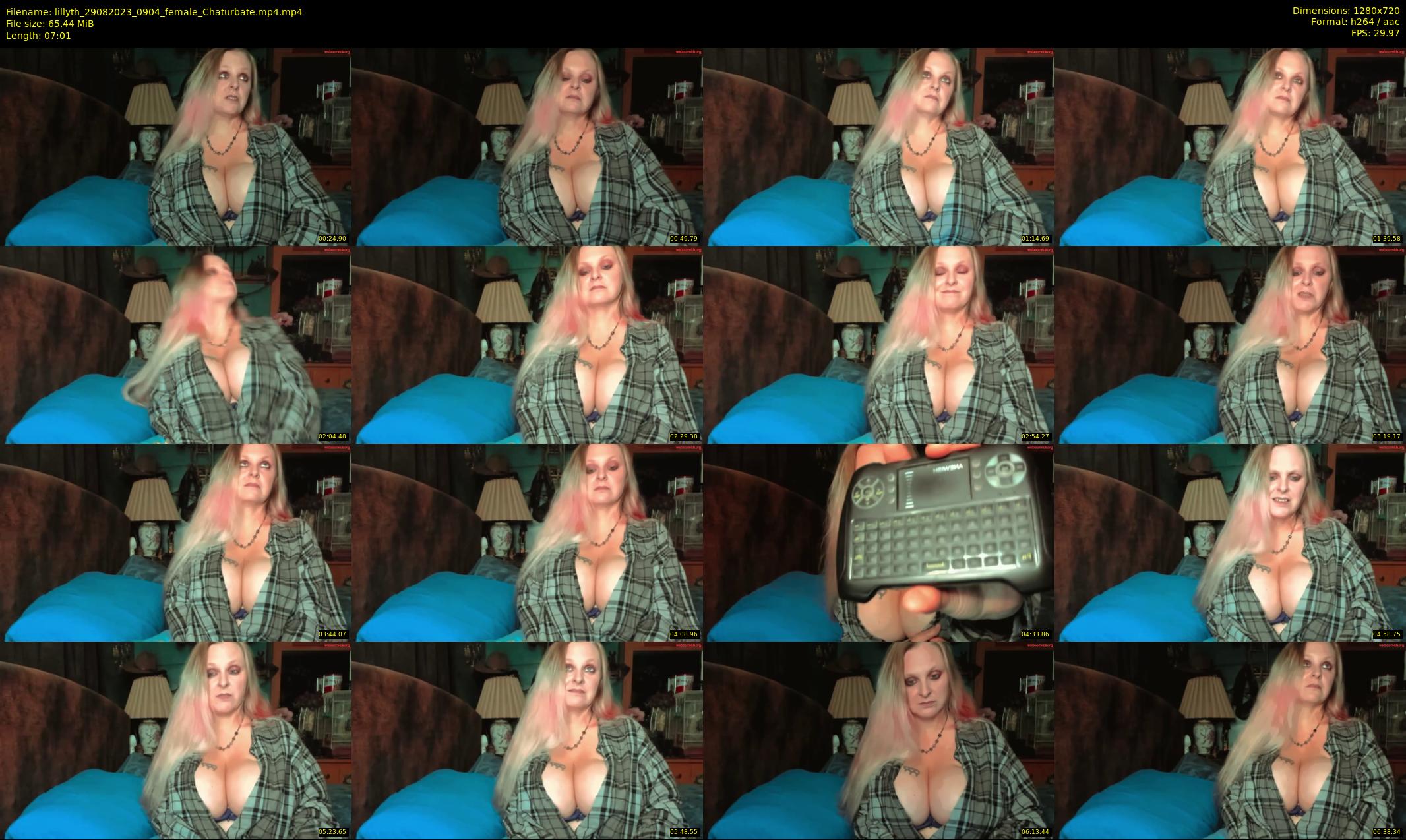 lillyth — 8 minute Chaturbate female cam show recording, 720p, Aug 29, 2023