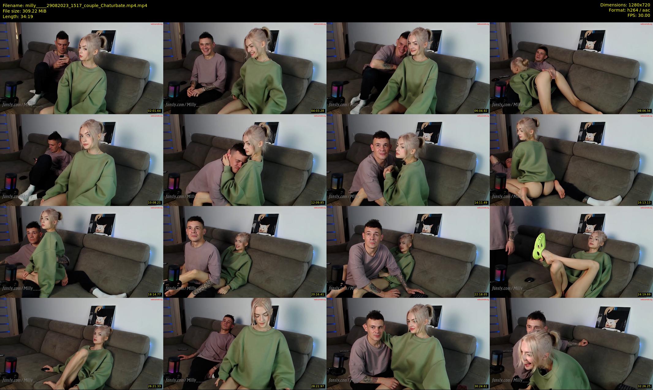 milly____ — 35 minute Chaturbate couple cam show recording, 720p, Aug 29, 2023